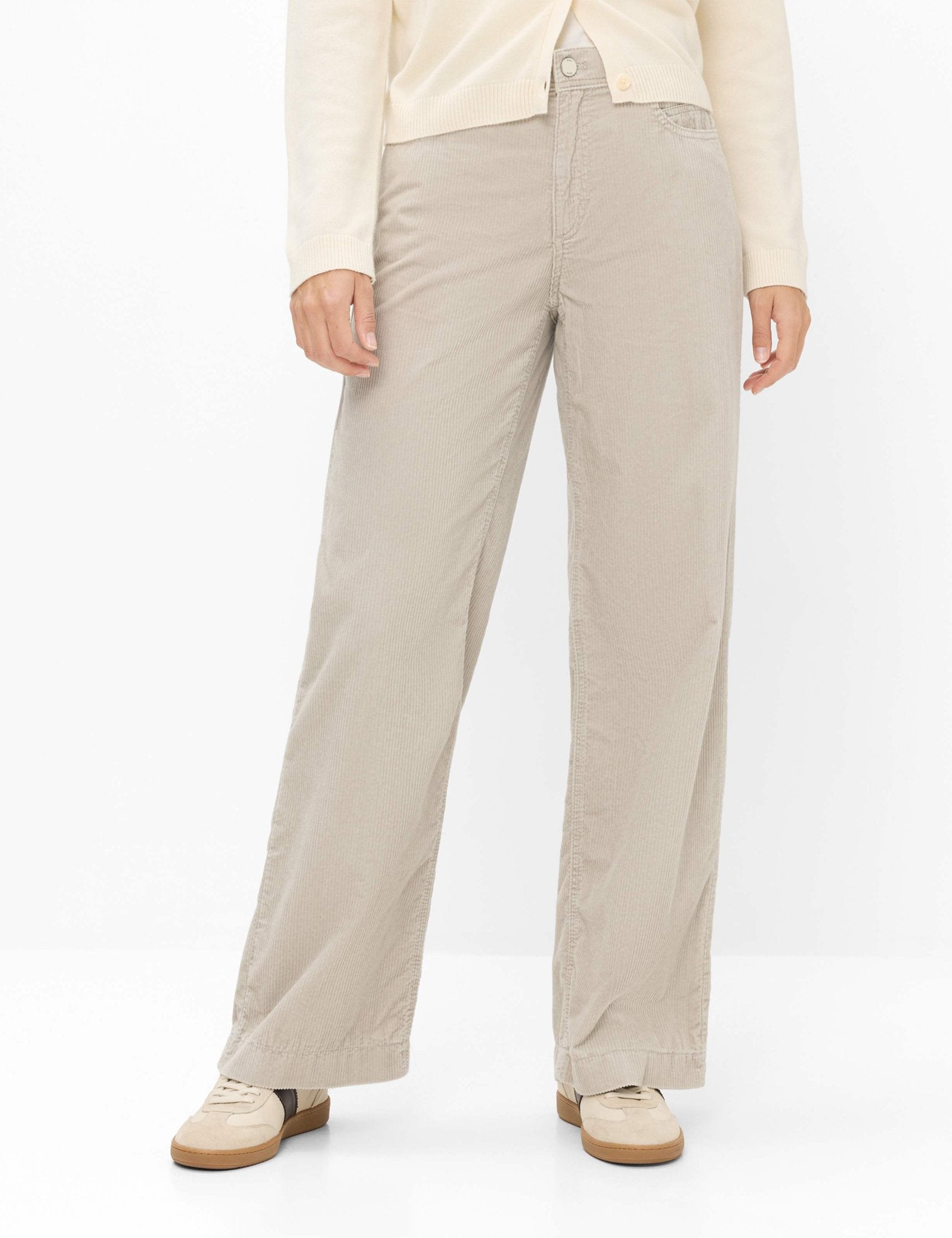 Brax Damen Hosen Dark Ecru