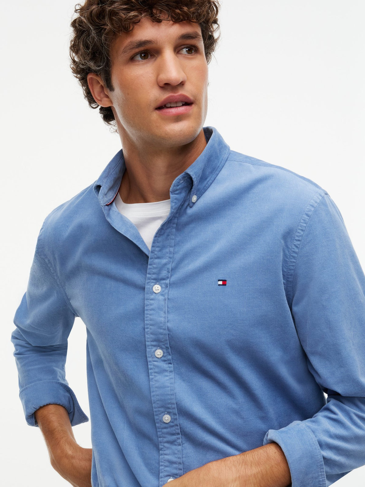 Tommy Hilfiger Herren Hemden Cb Blue