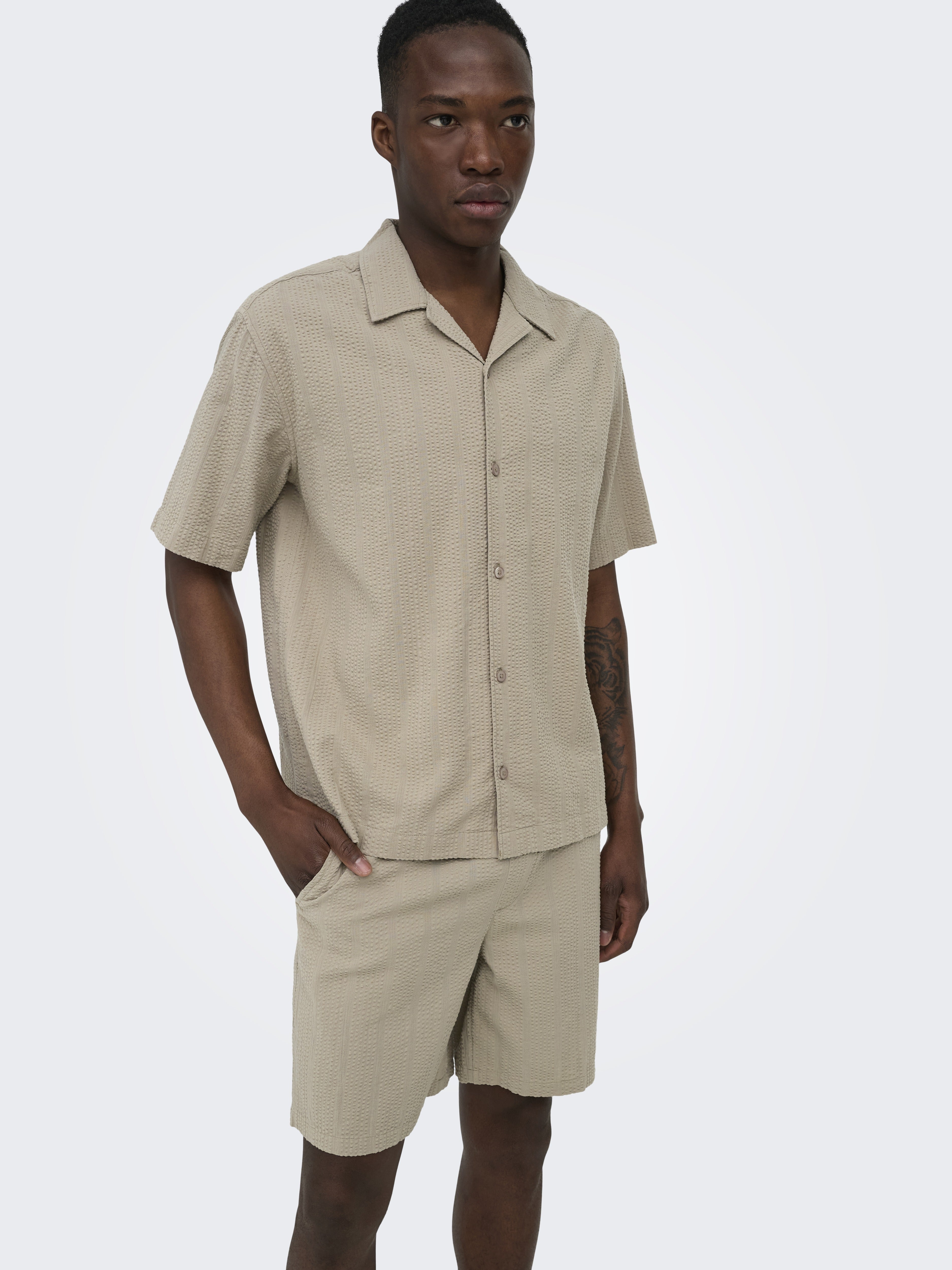 Only & Sons Herren Shorts Crockery