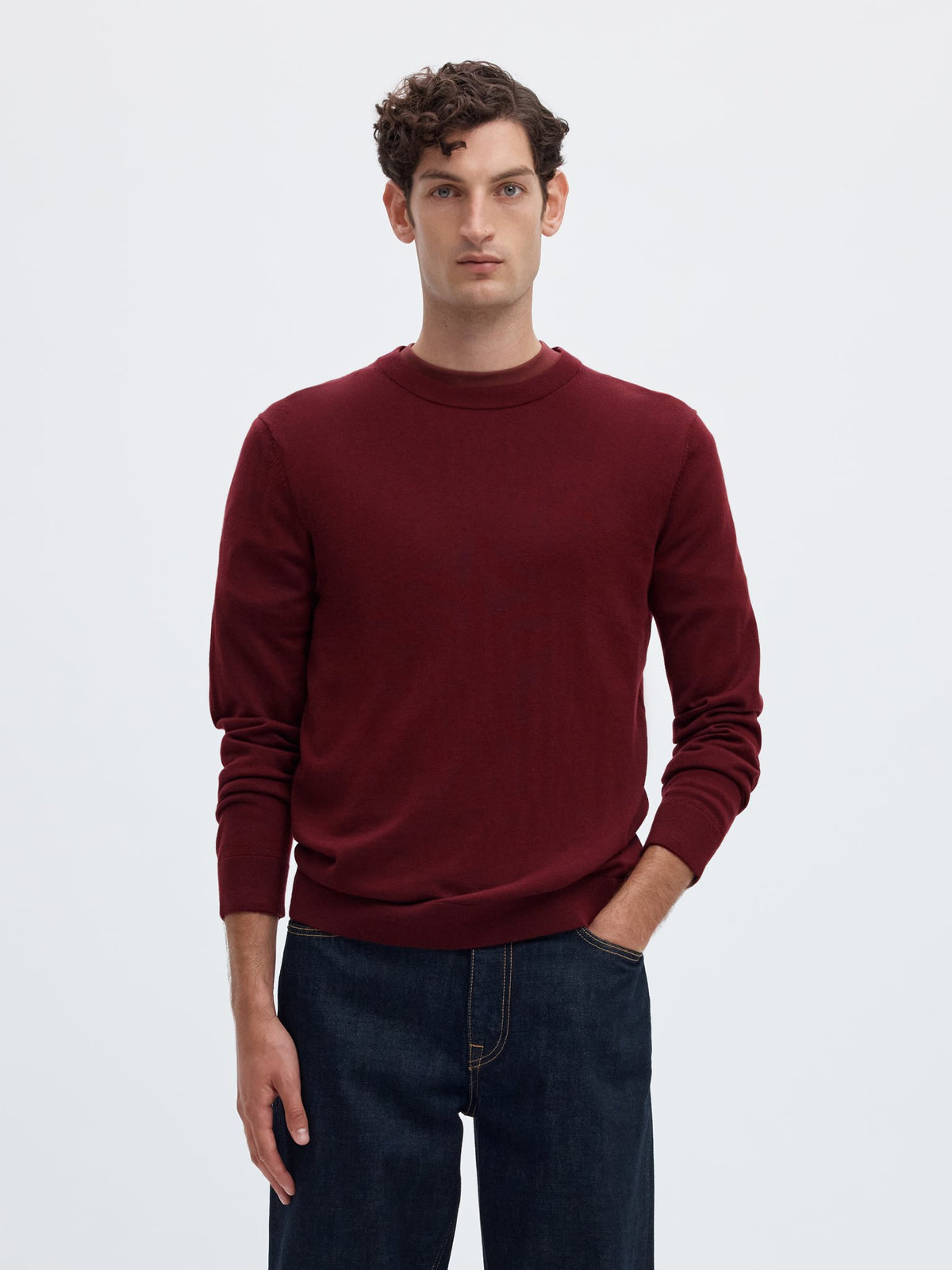 Selected homme Herren Pullover  Tawny Po