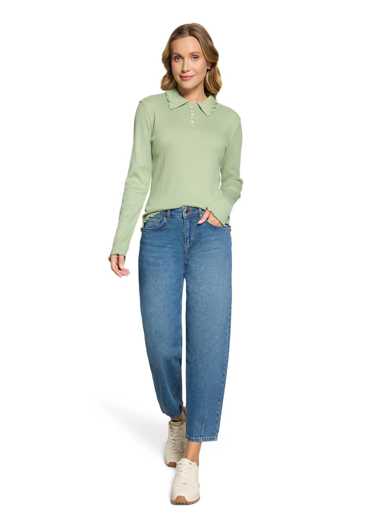 Cartoon Damen T-Shirts Laurel Green