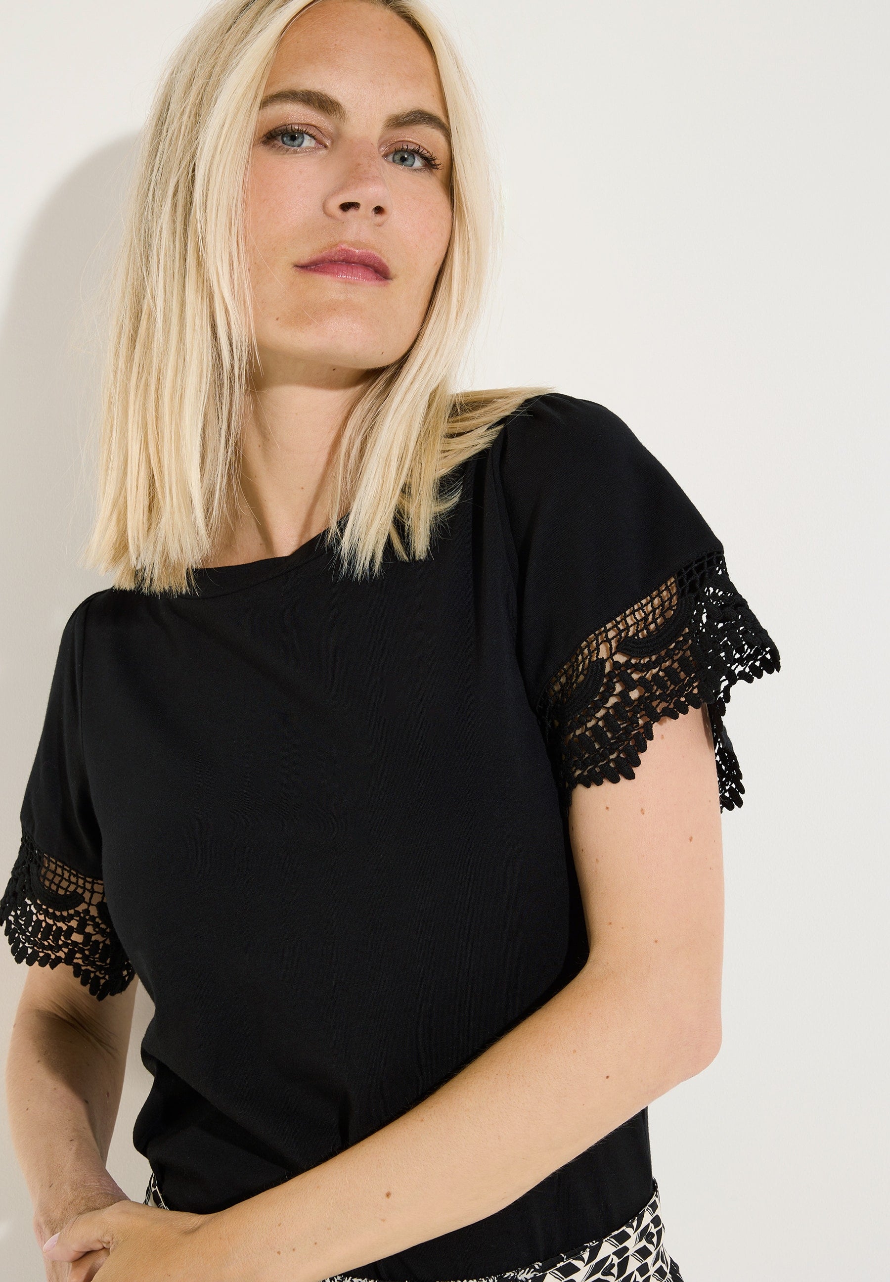 More & More Damen T-Shirts  Black