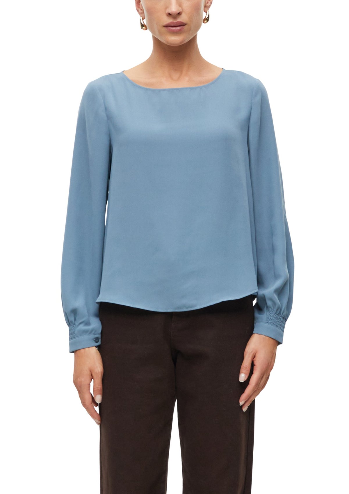 S. Oliver black Damen Blusen Blue