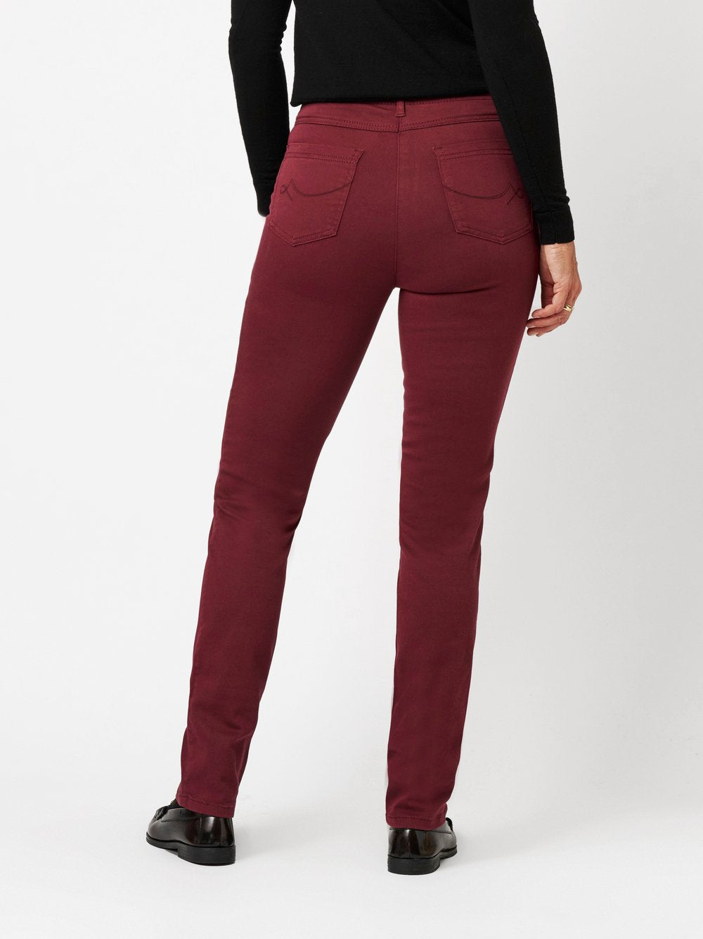 Toni Dress Damen Hosen Burgundy
