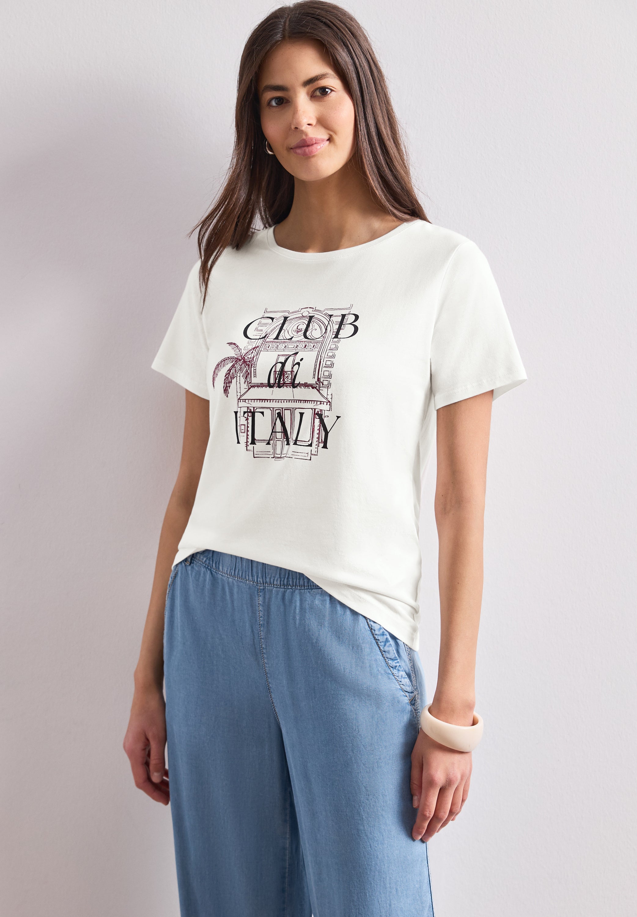 Street One Damen T-Shirts Off White