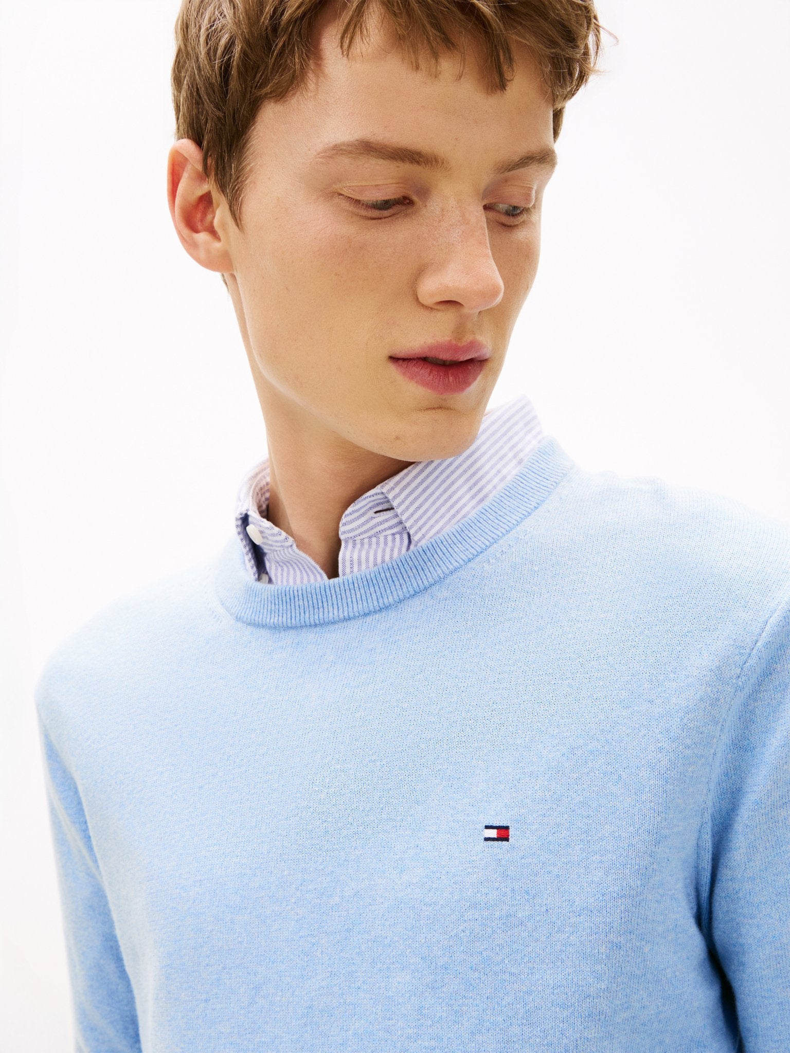 Tommy Hilfiger Herren Sweatshirts Dvd Blue