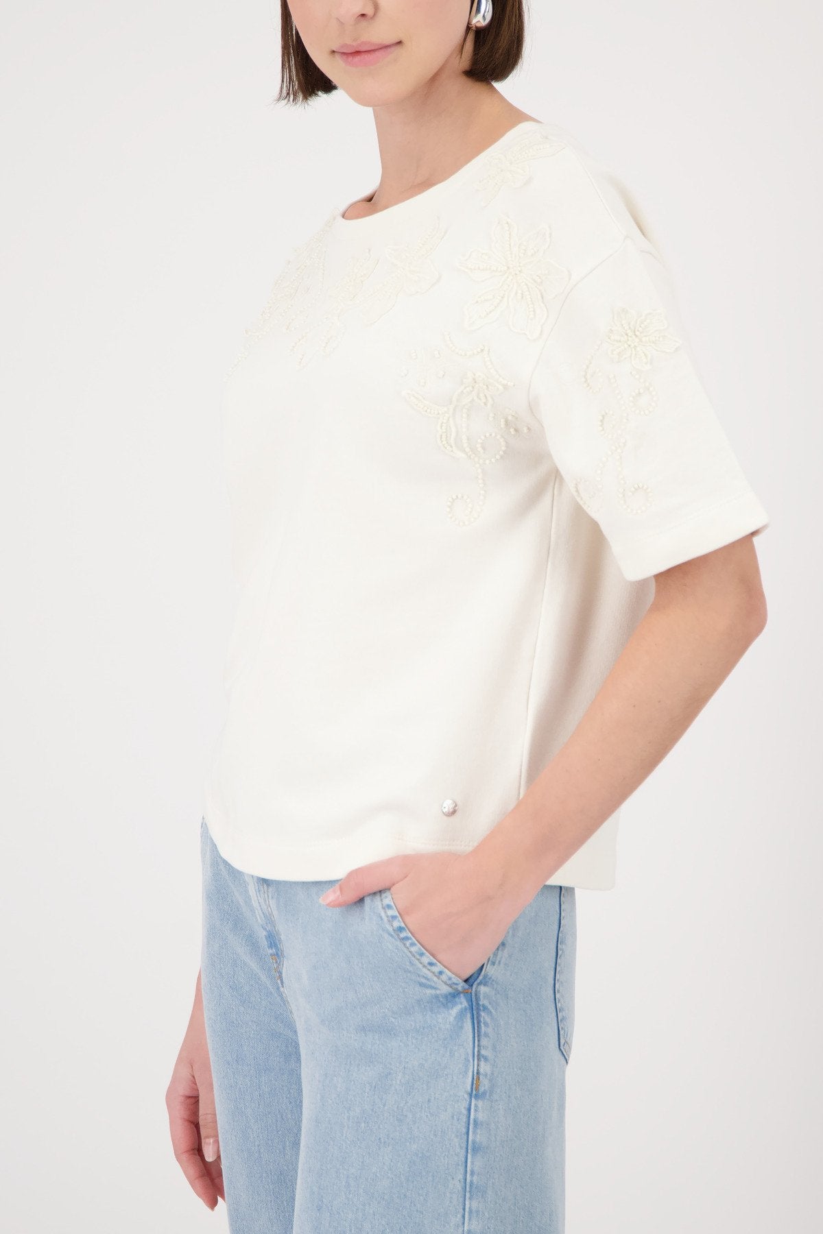 Monari Damen T-Shirts  Marble