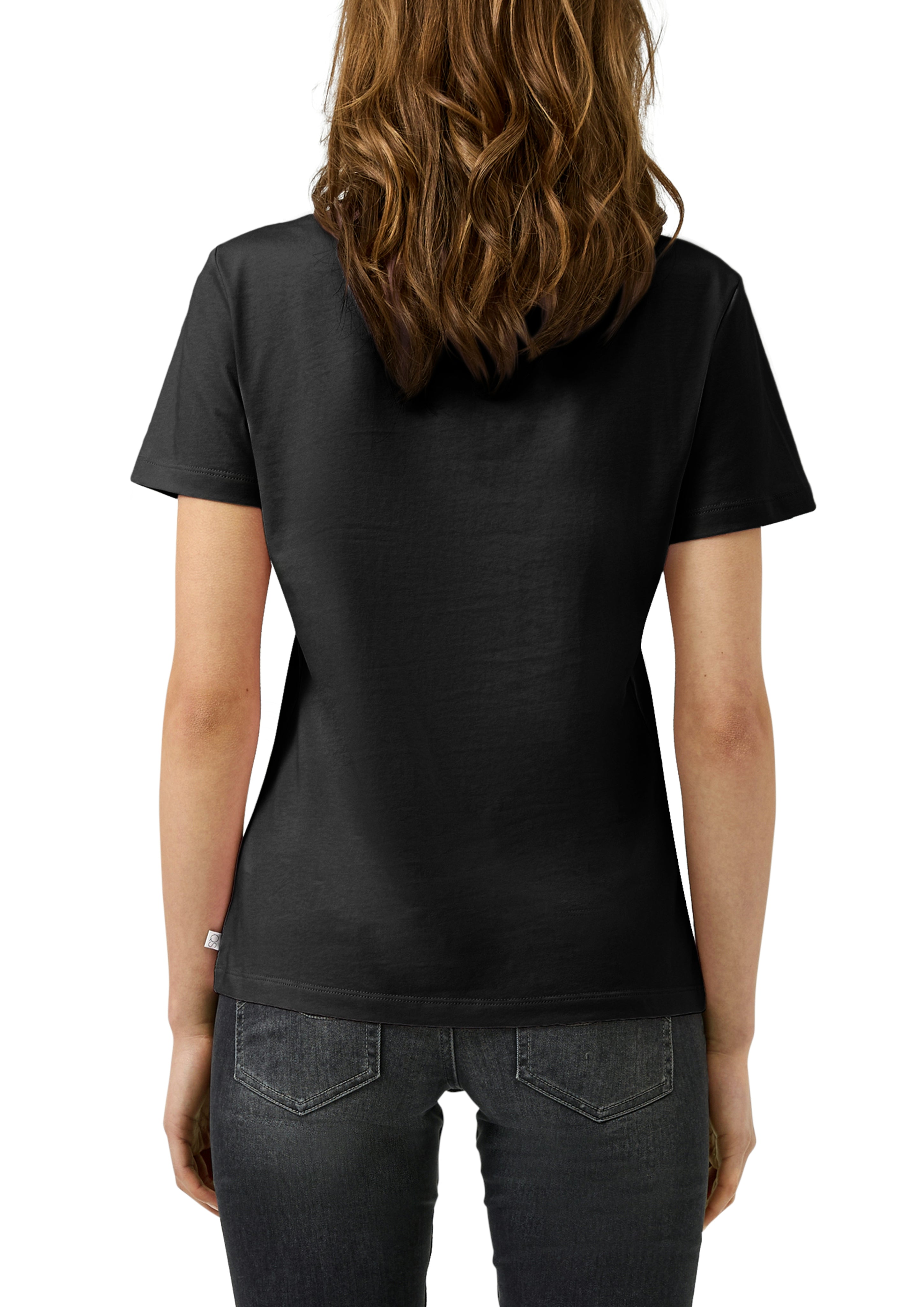QS by S.Oliver Damen T-Shirts Grey/Black