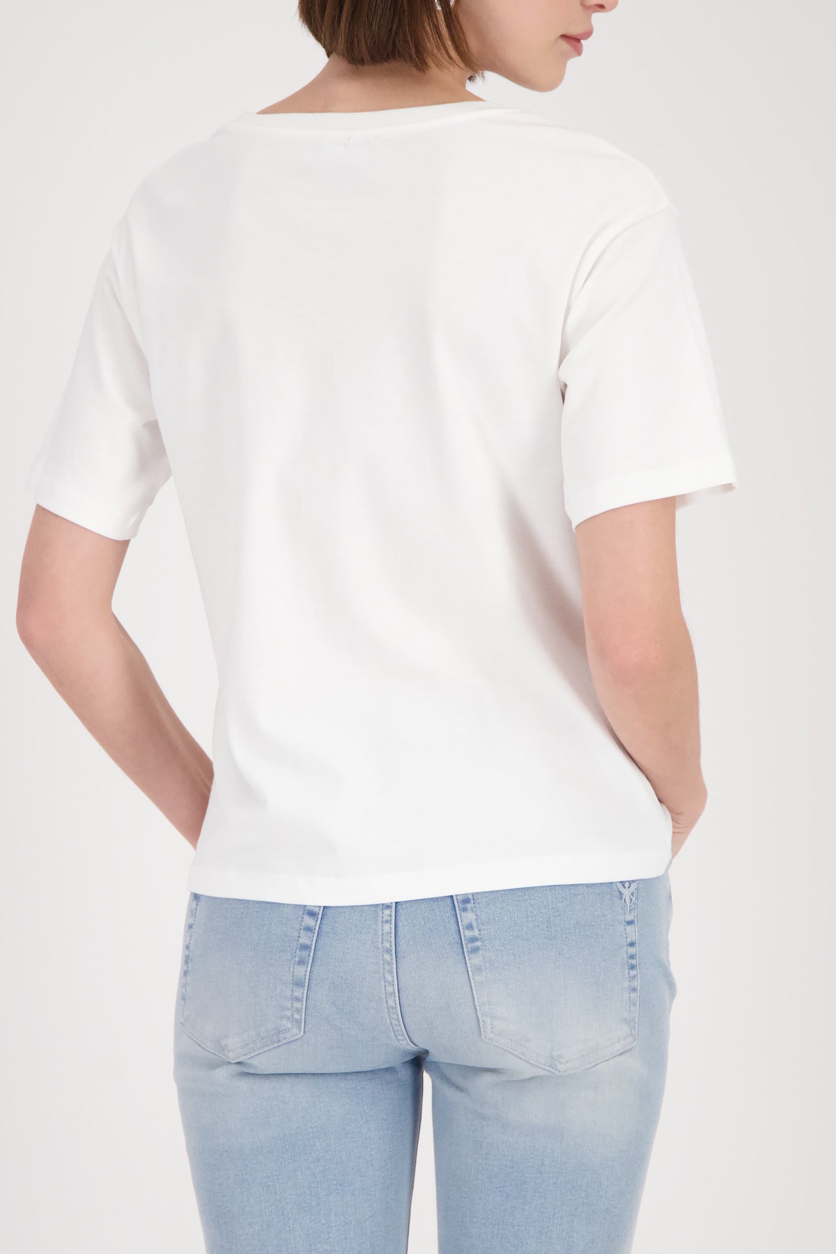 Monari Damen T-Shirts  Cream
