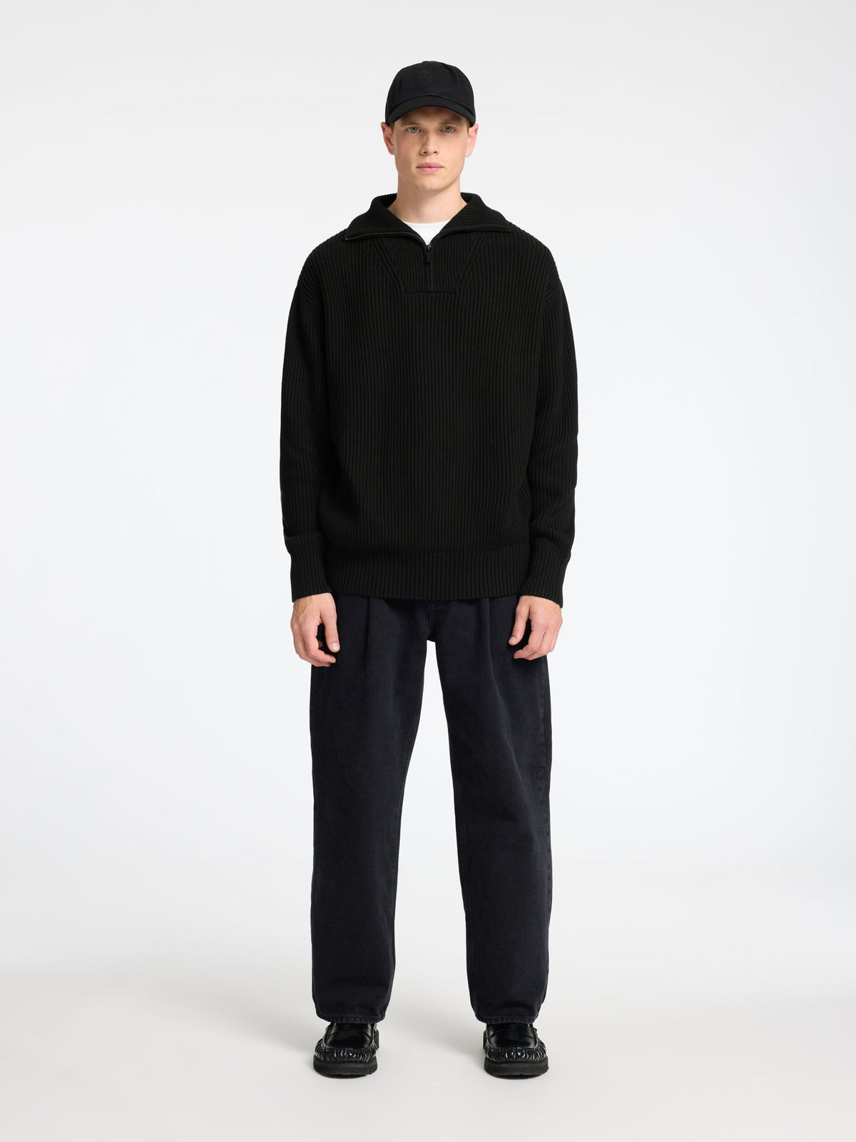 Selected homme Herren Pullover Black