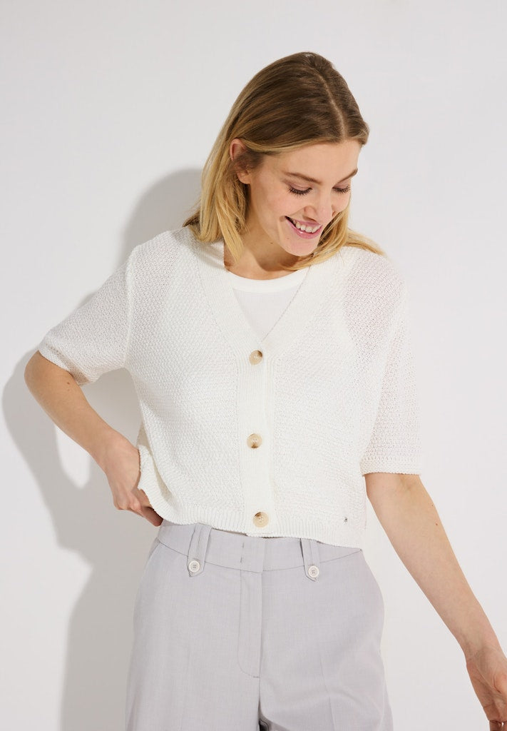 More & More Damen Strickjacken  Off White