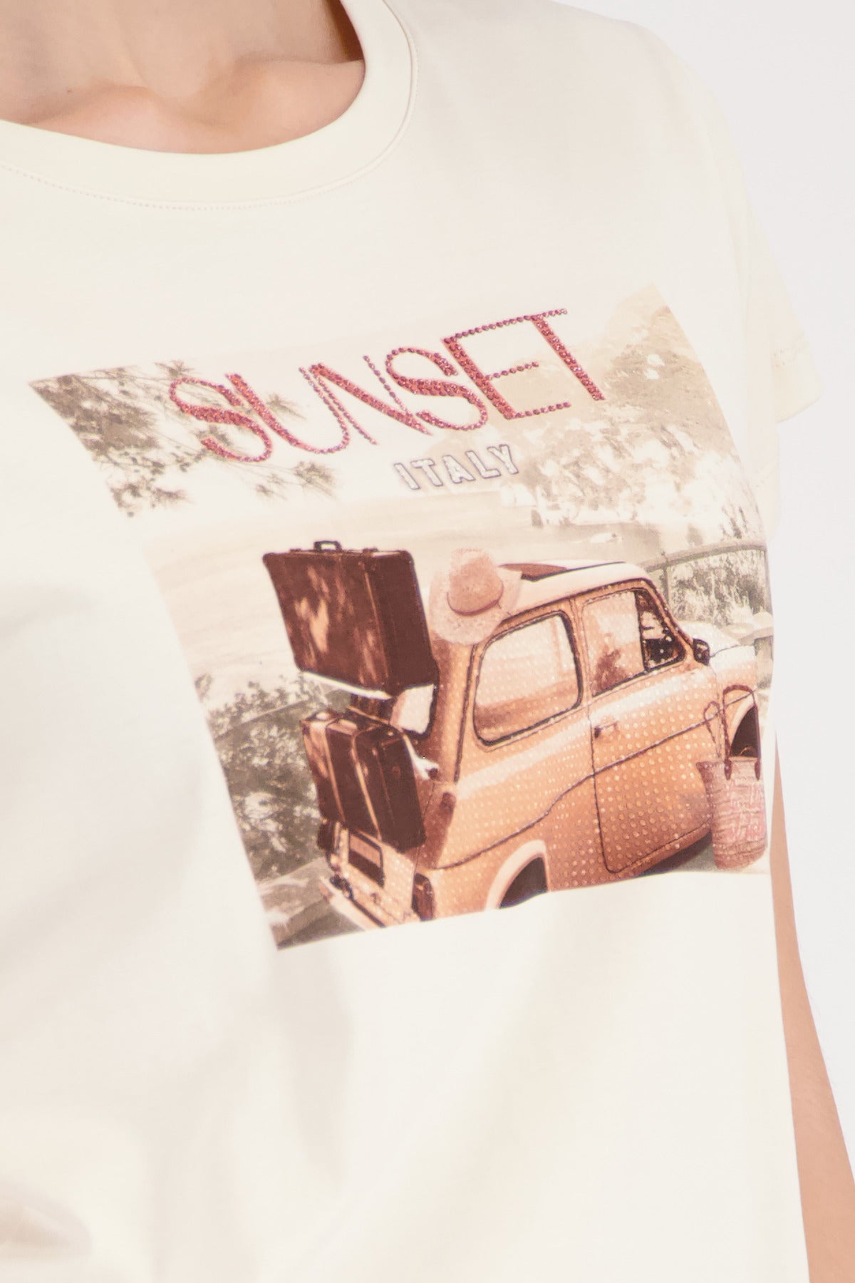 Monari Damen T-Shirts Marble