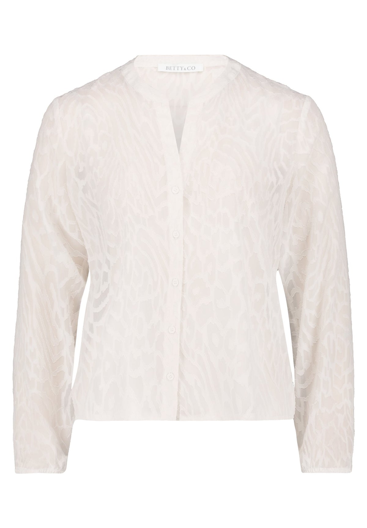 Betty & Co Damen Blusen kurz White Sand