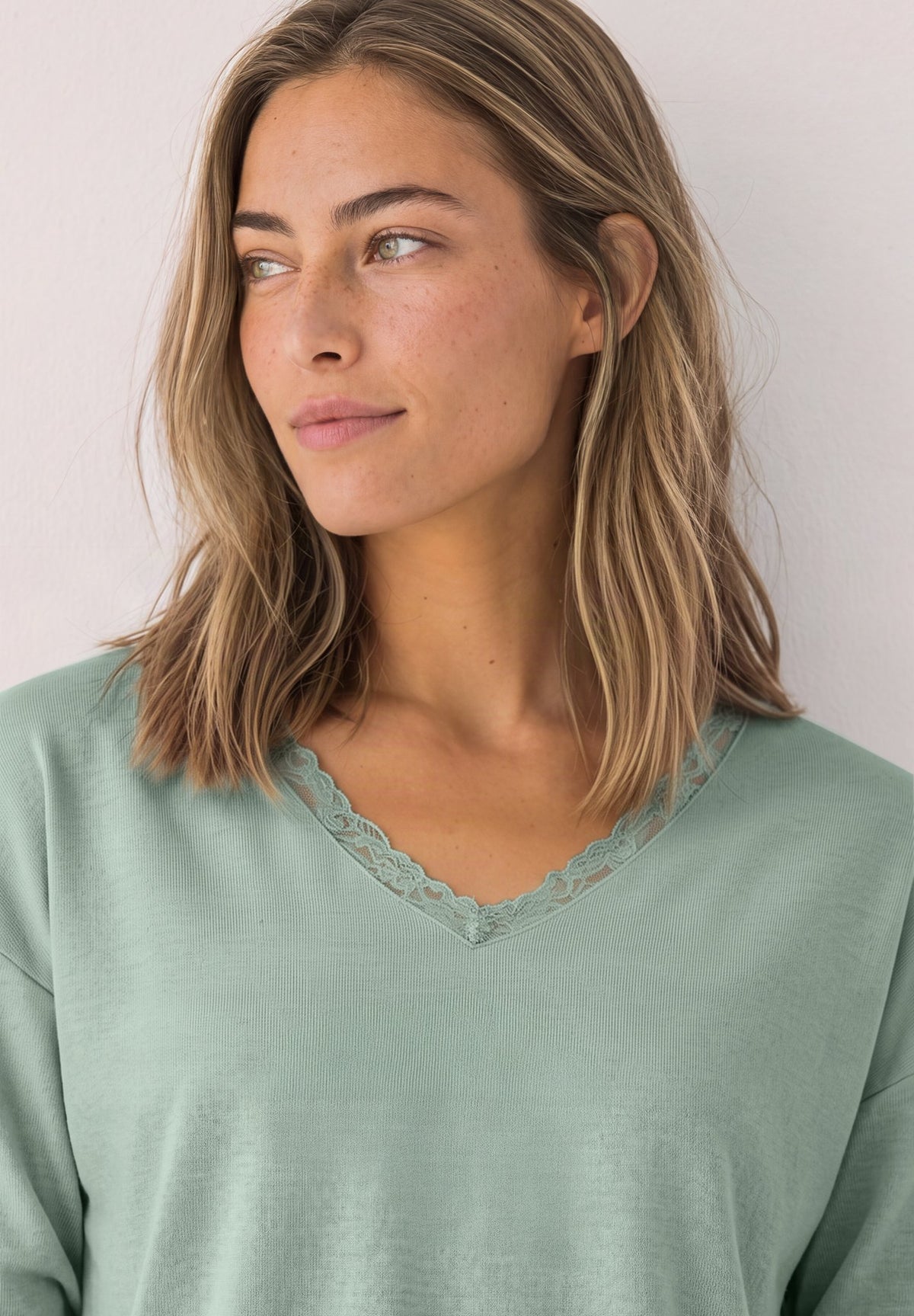 Street One Damen T-Shirts  Eucalyptu