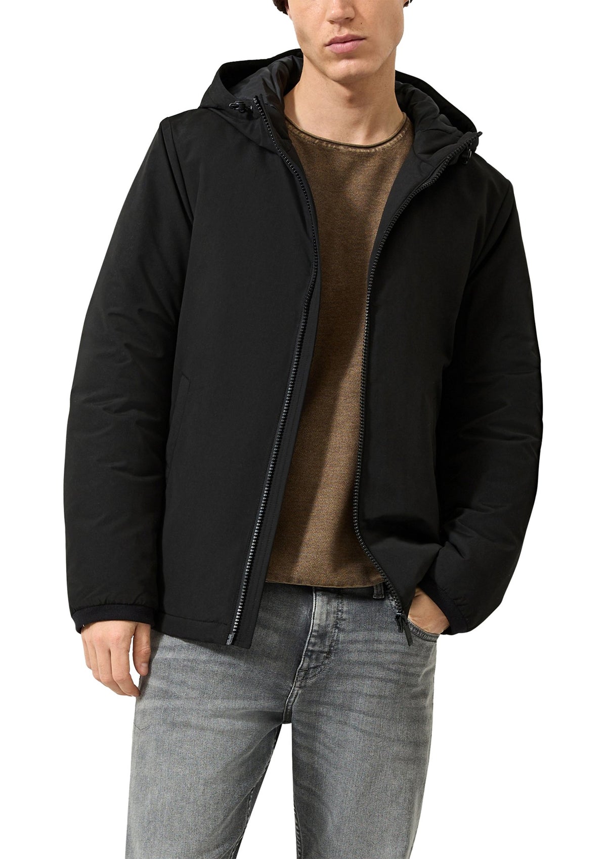 QS by S.Oliver Herren Jacken  Grey/Black