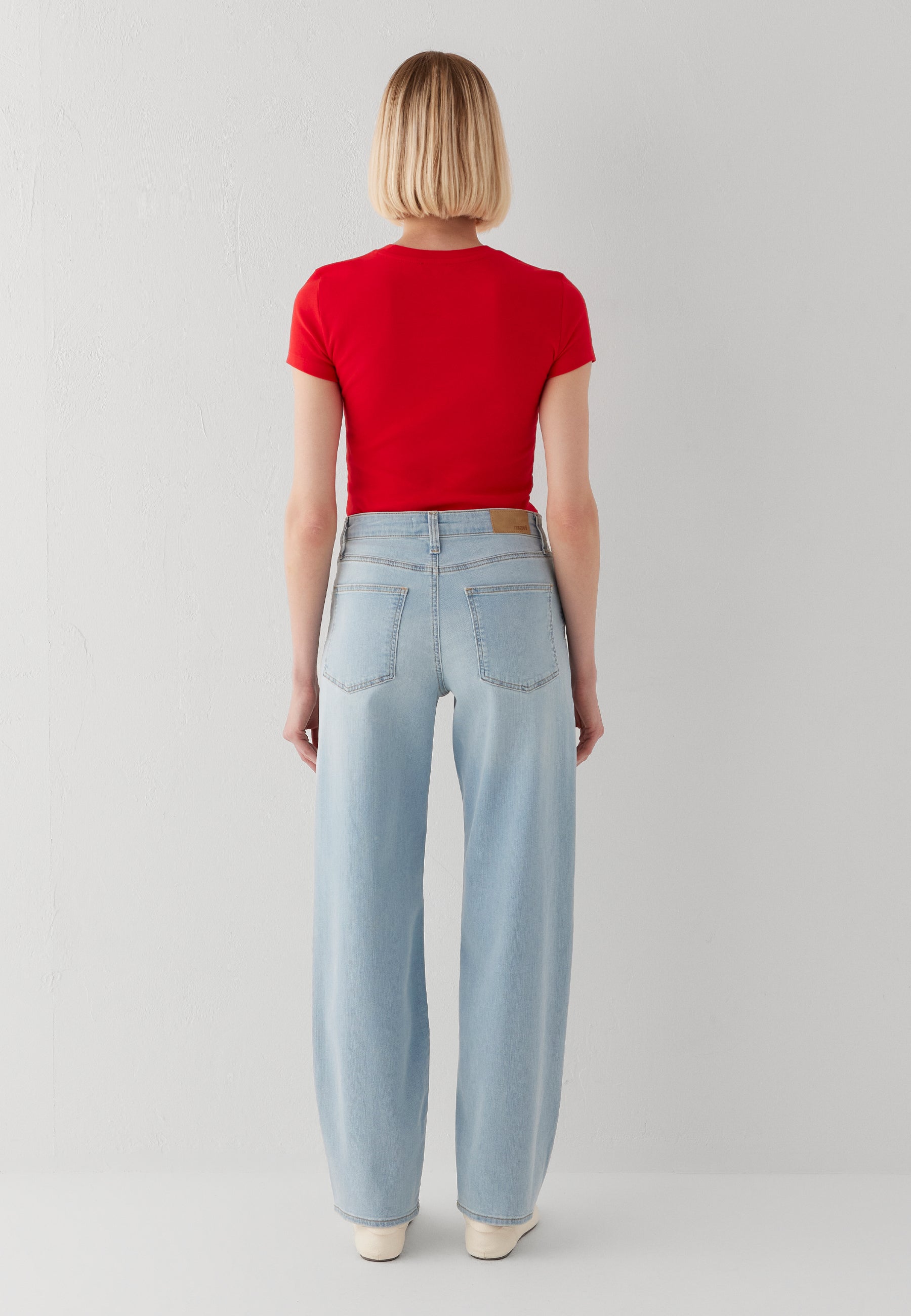 Mavi Damen Jeans Ice Brushed Str