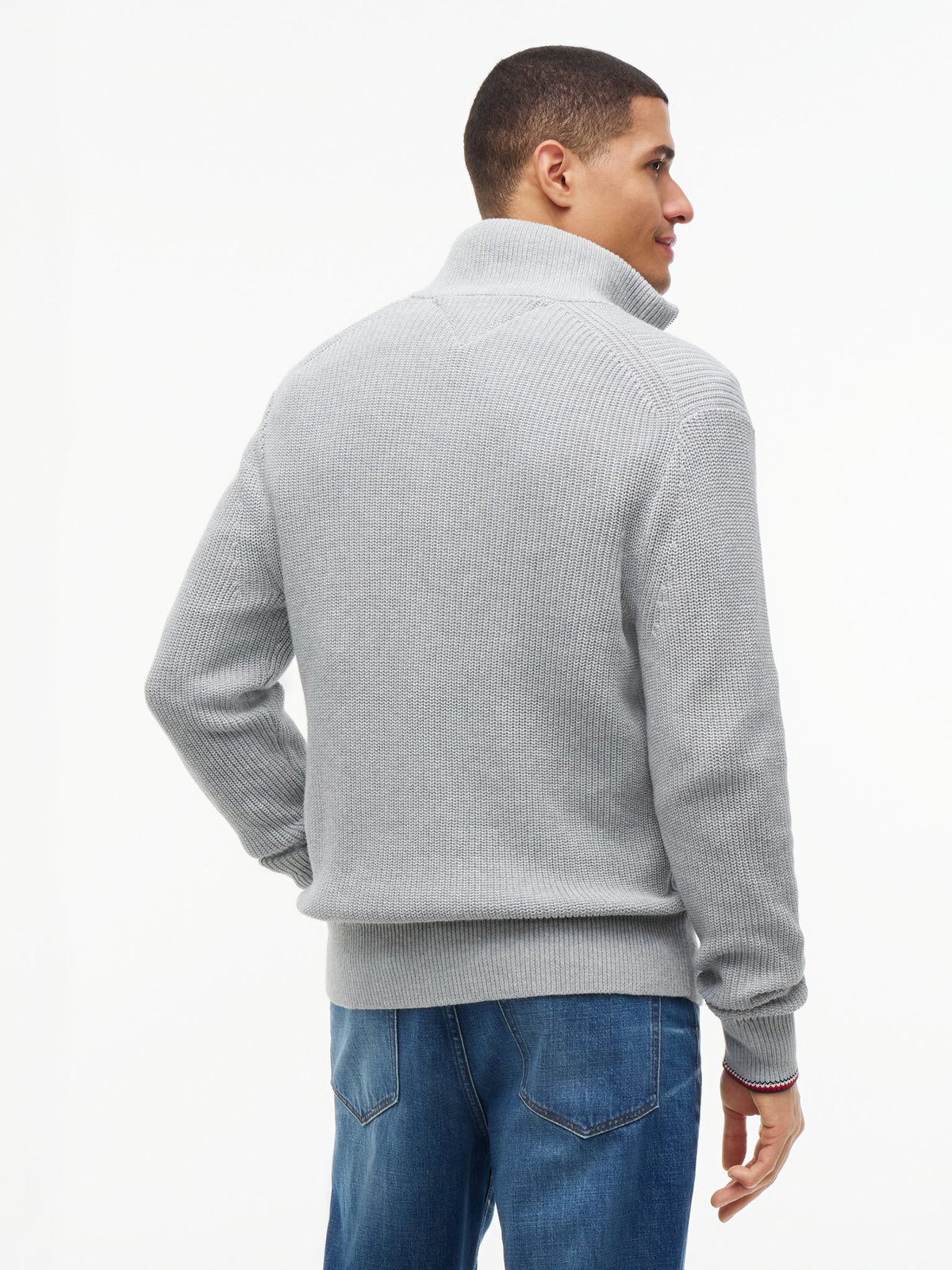 Tommy Hilfiger Herren Strickjacken P Grey