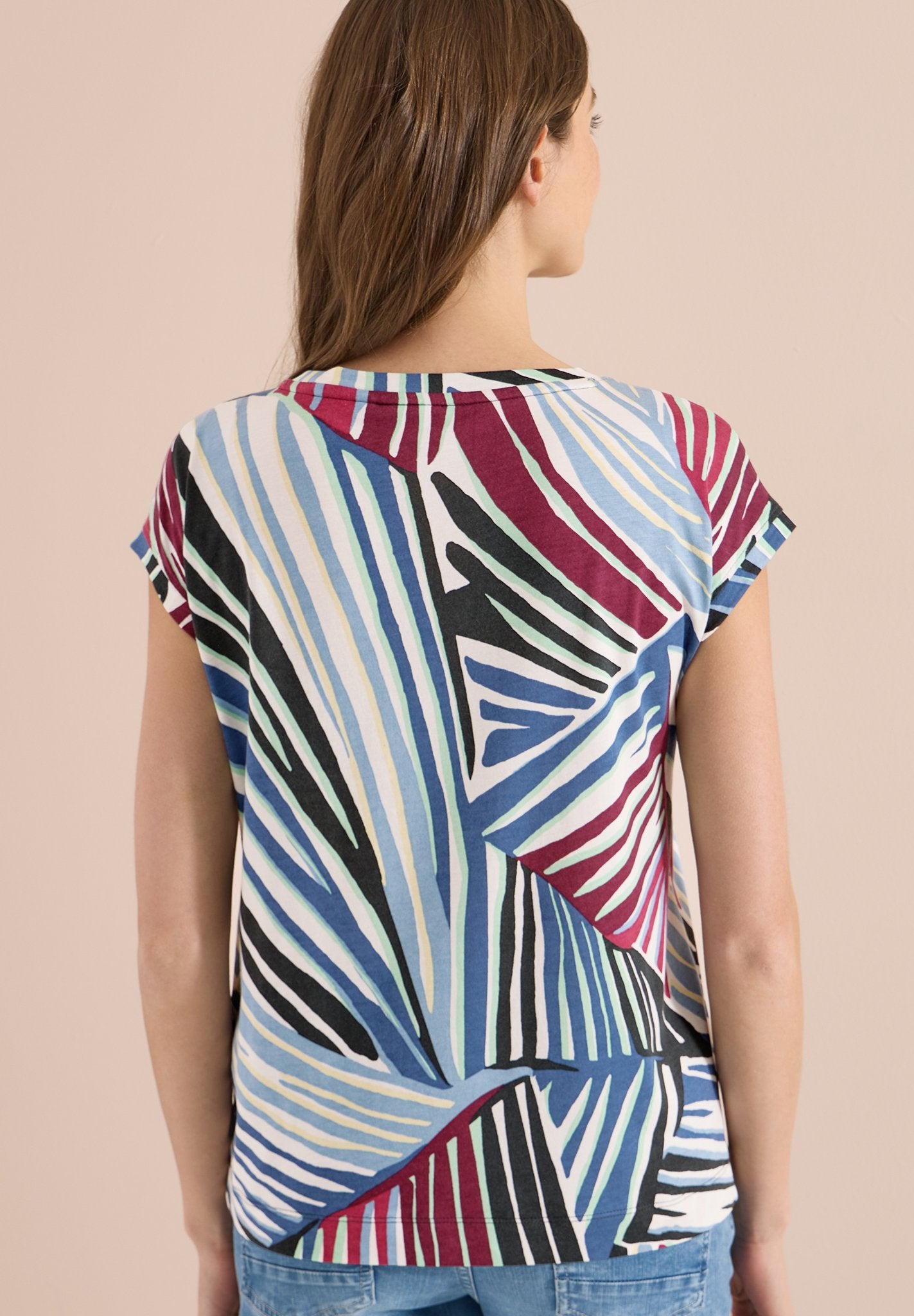 Cecil Damen T-Shirts Palm Bree