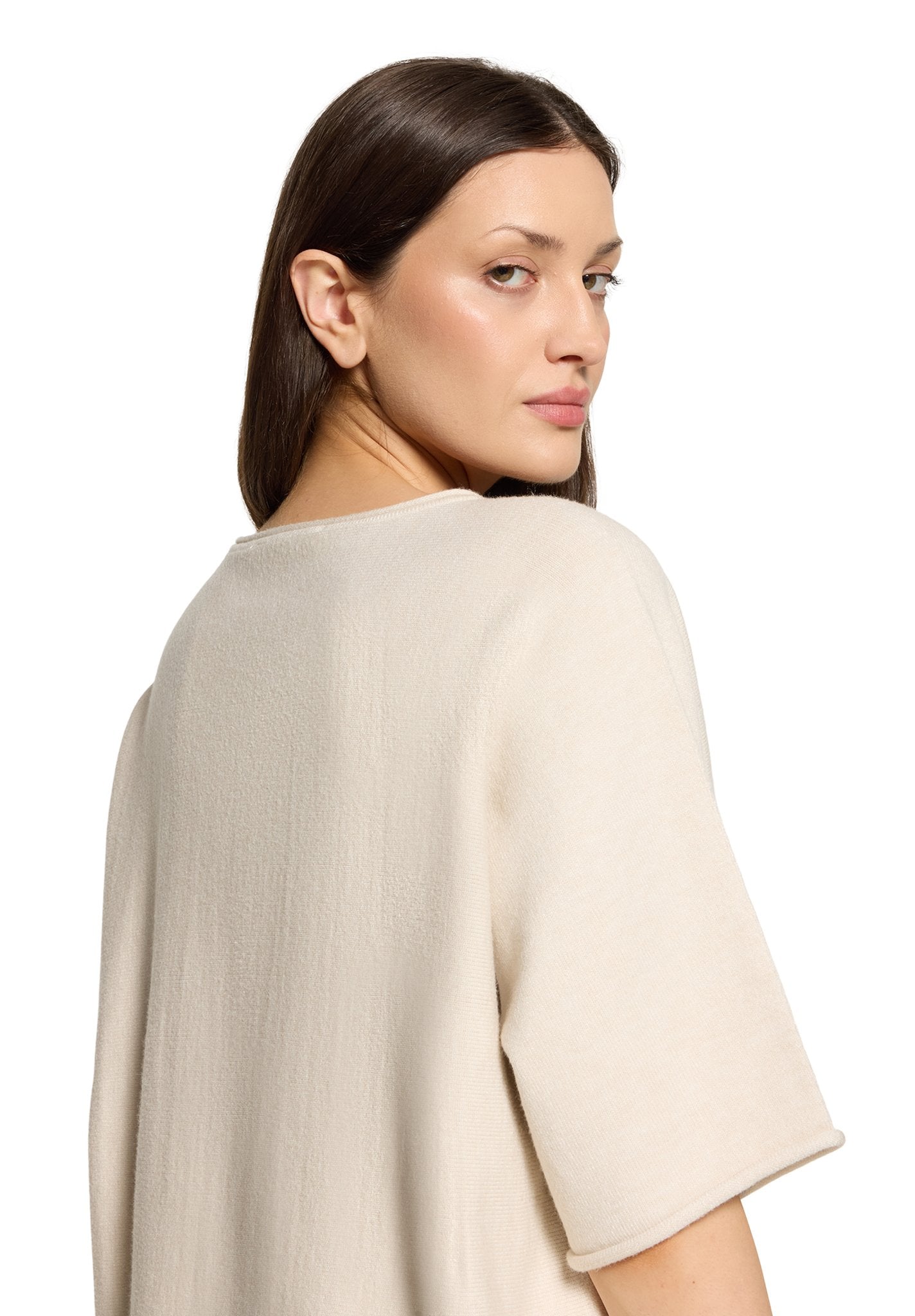 Betty & Co Damen Pullover Bright Cream Me