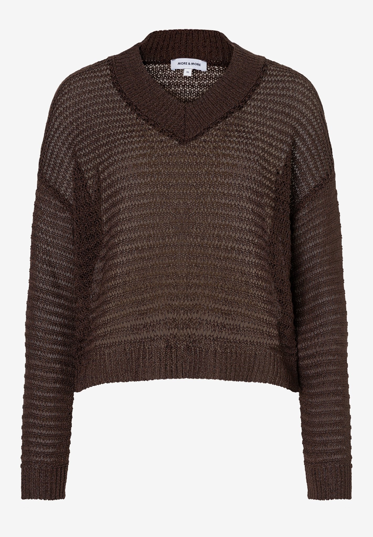 More & More Damen Pullover  Espresso B