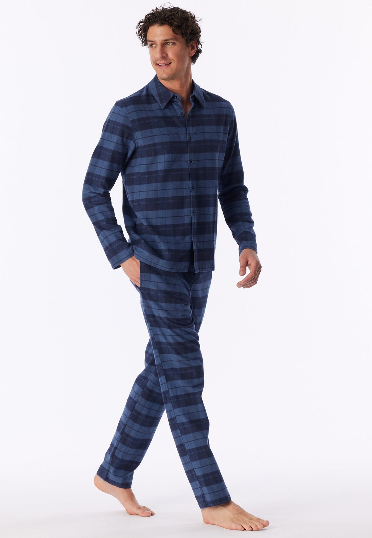 Schiesser Herren Faded Denim