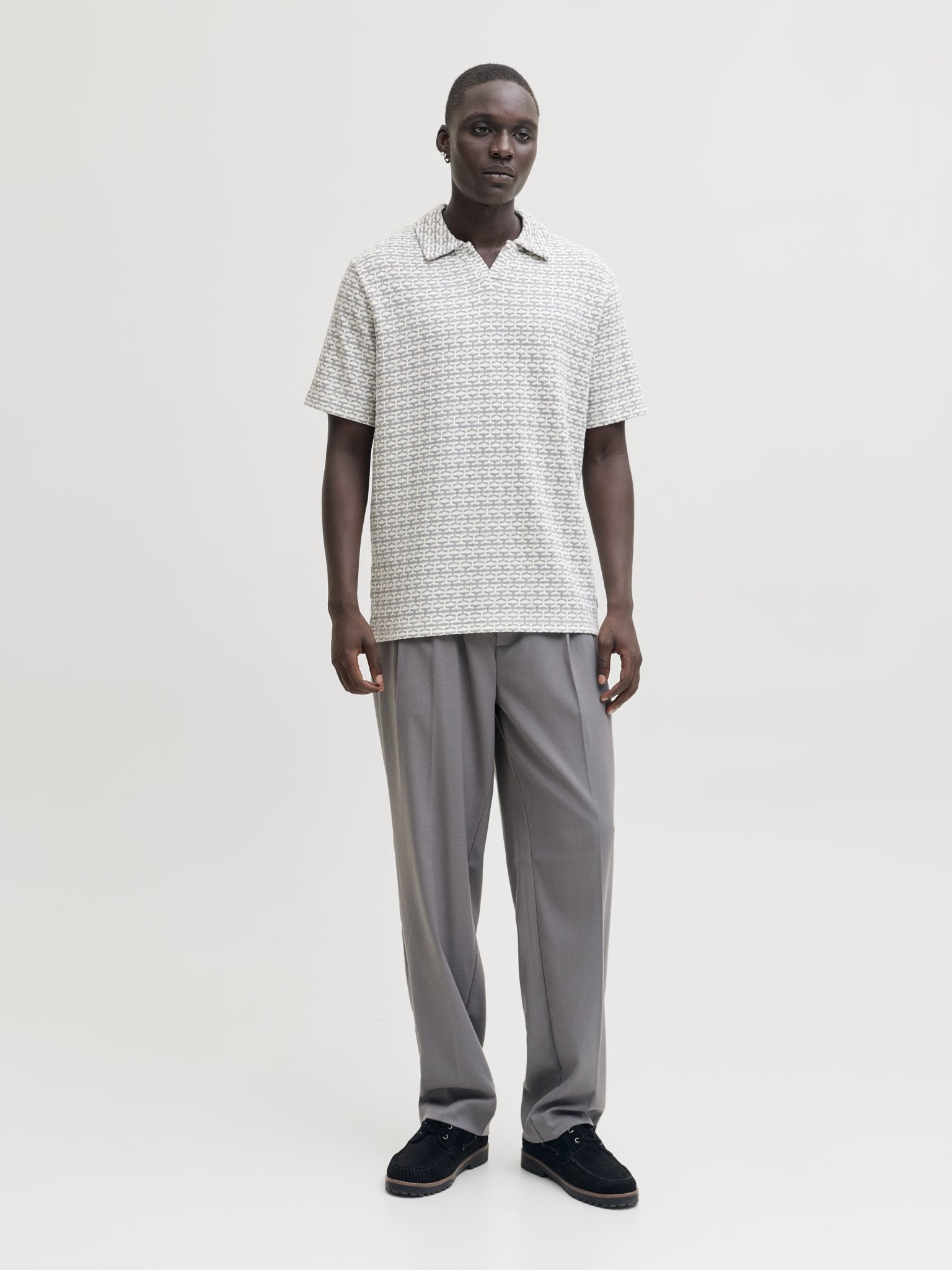 Jack & Jones Herren Polo-Shirts Light Grey Mela