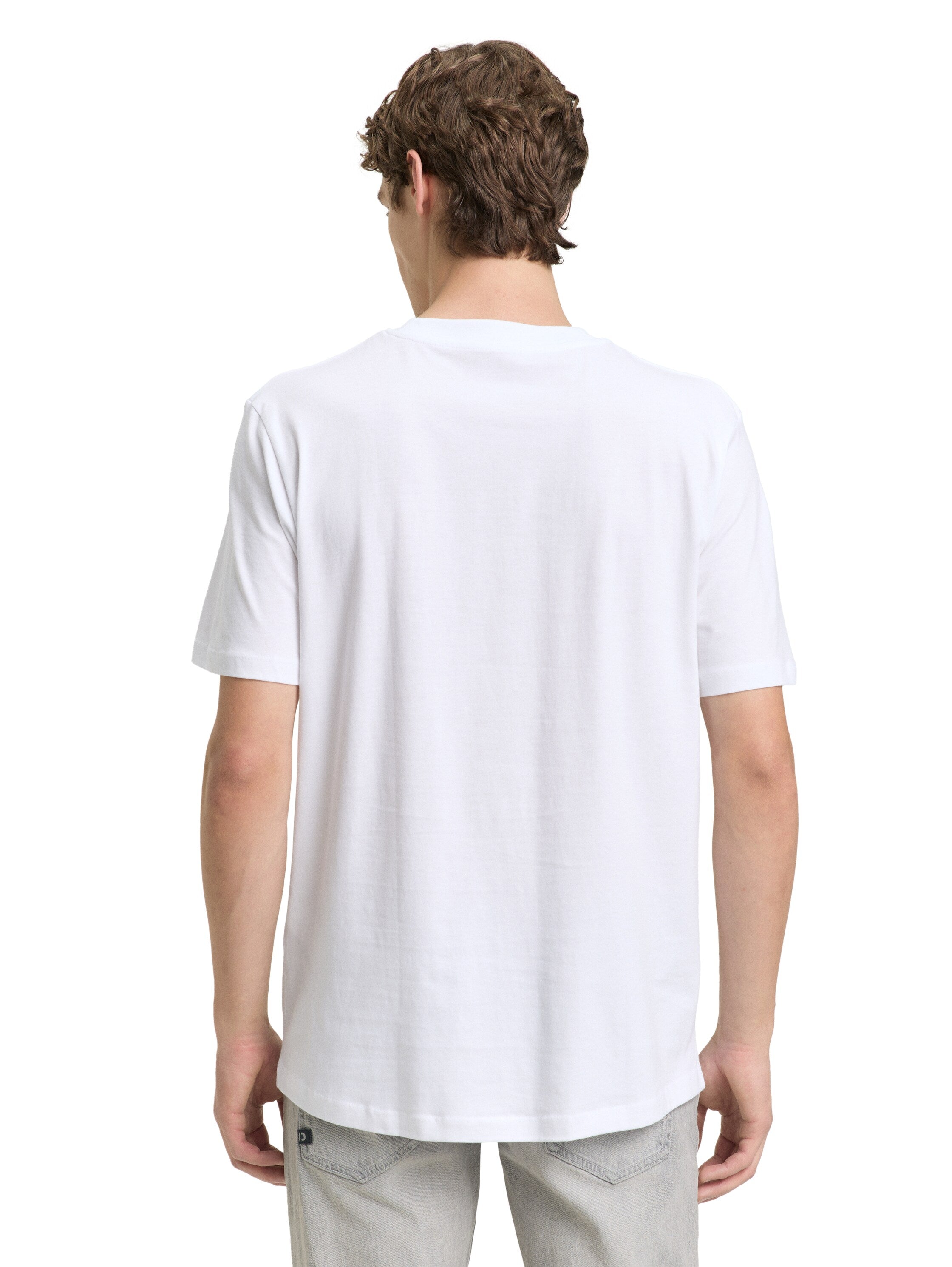 Tom Tailor denim Herren T-Shirts kurz White