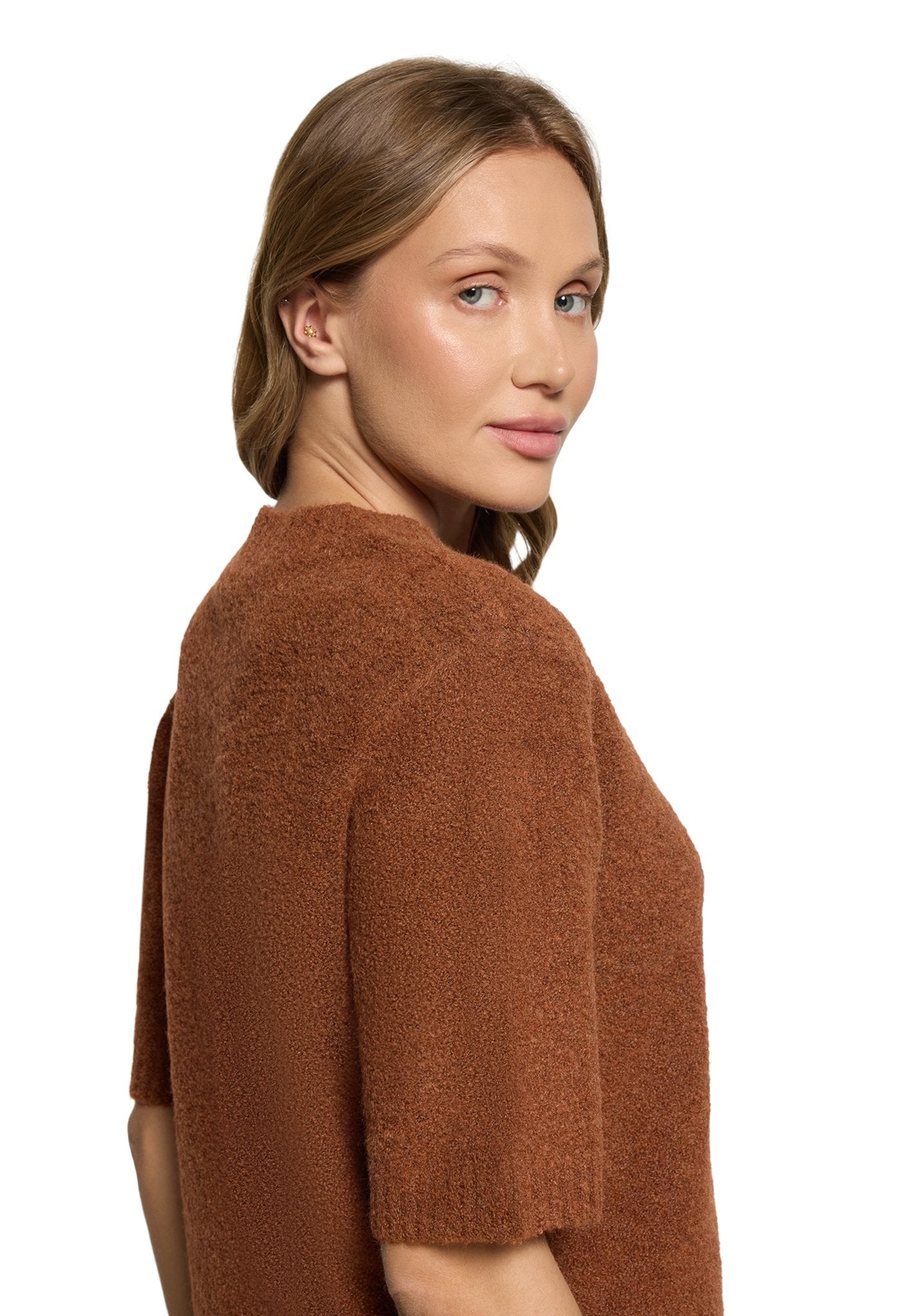 Betty & Co Damen Pullover Dark Brown Mela
