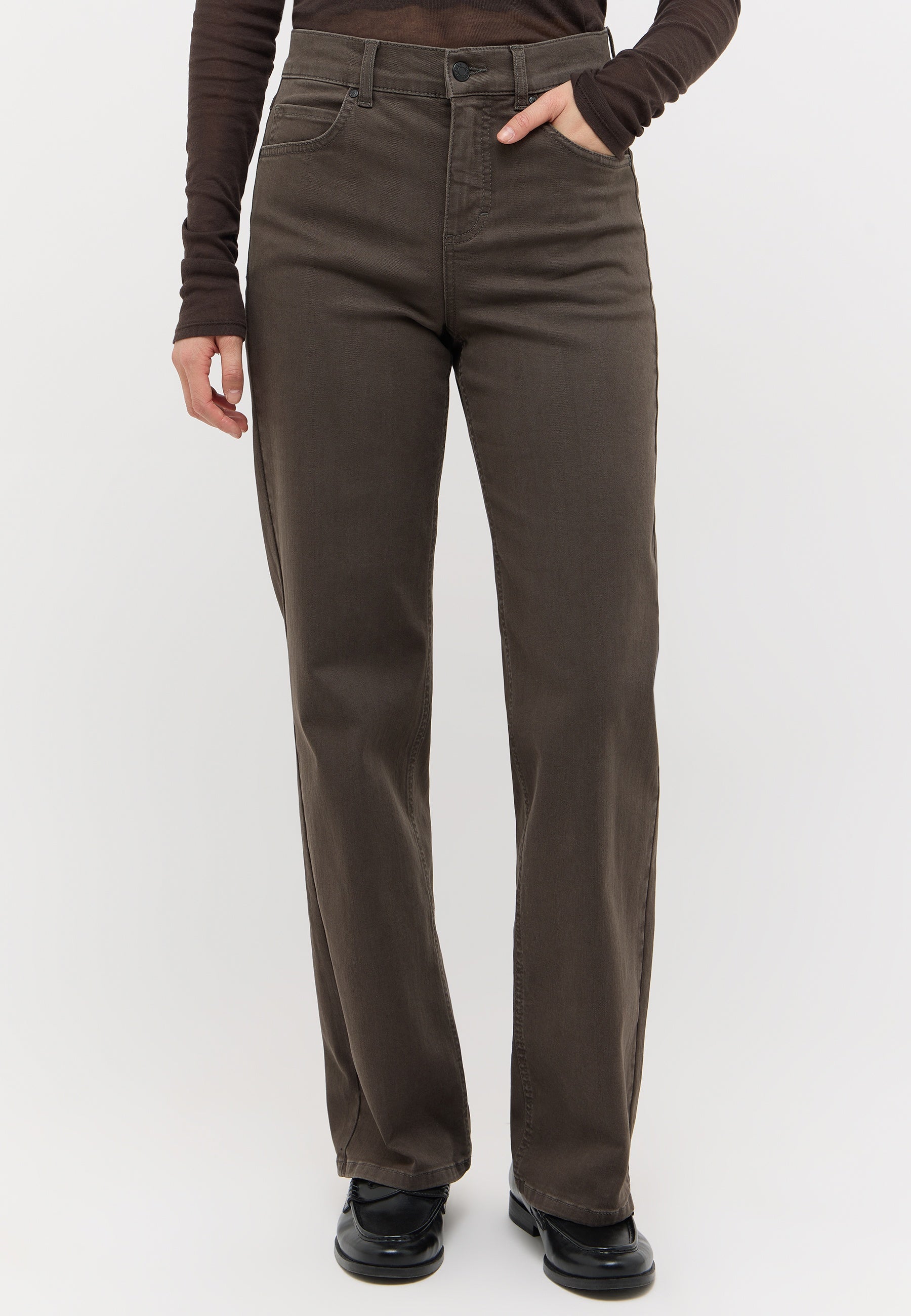 Angels Damen Jeans Chocolate