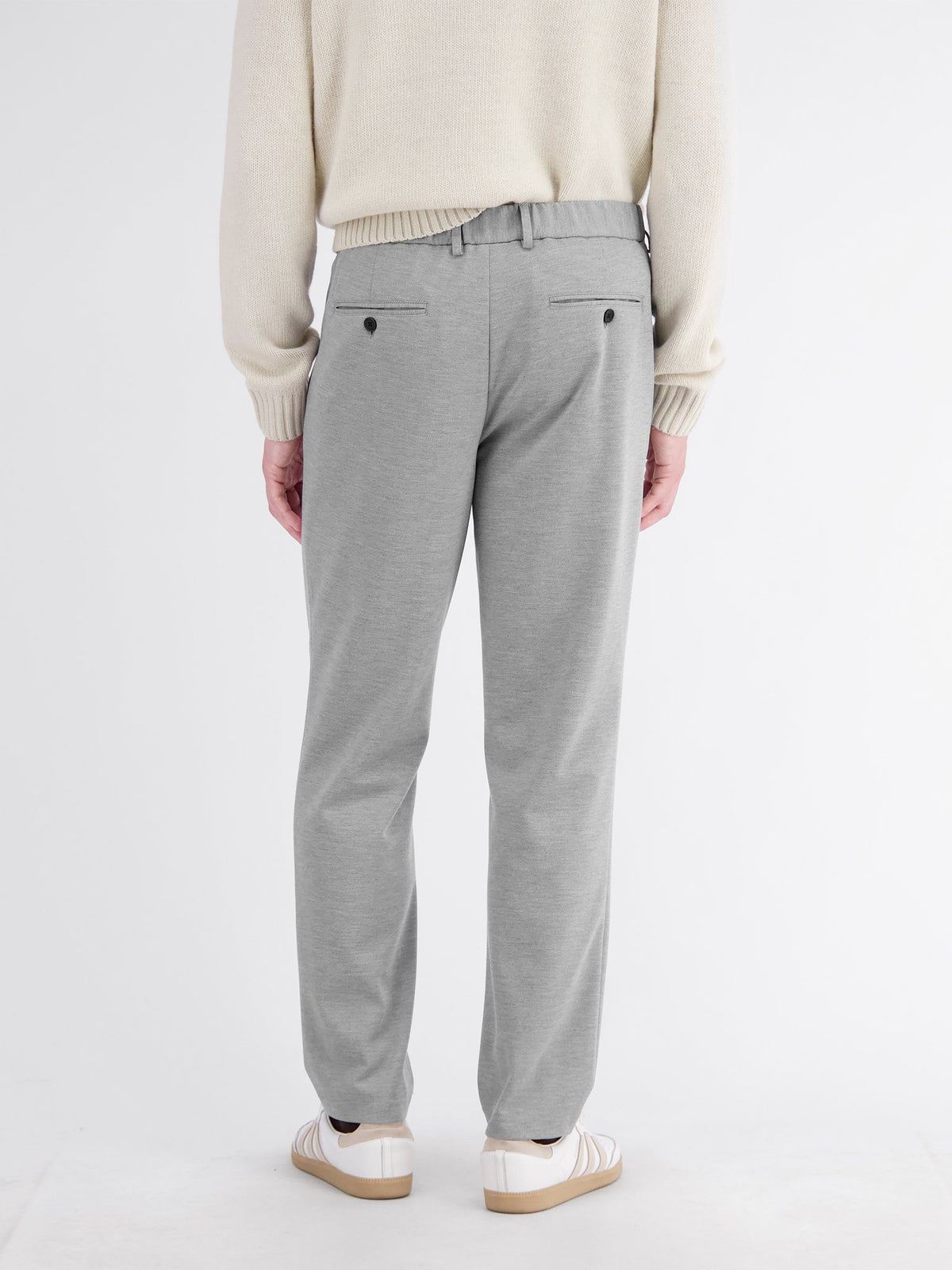 Lerros Herren Hosen Platinum Grey