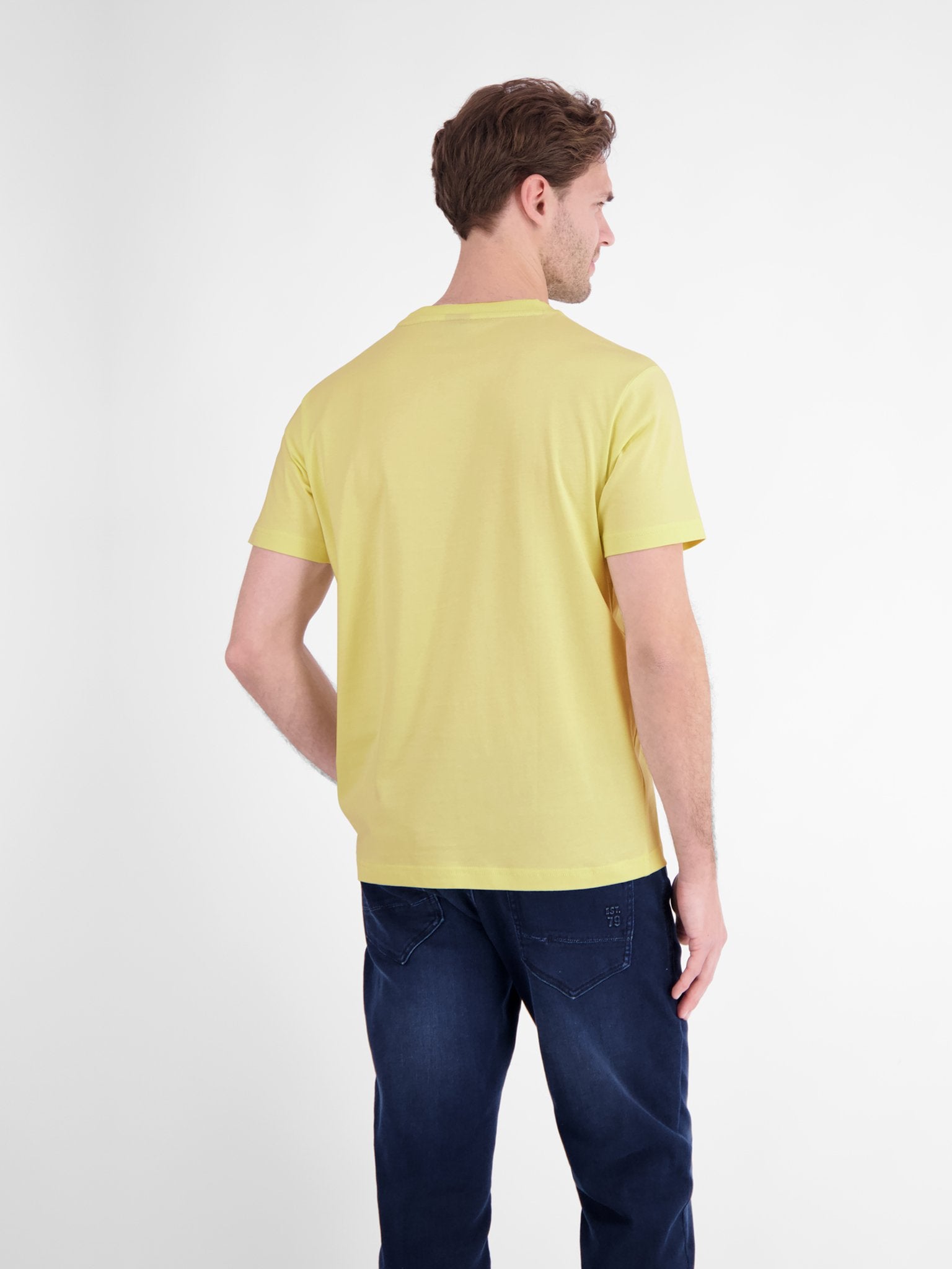 Lerros Herren T-Shirts kurz Lemon Water