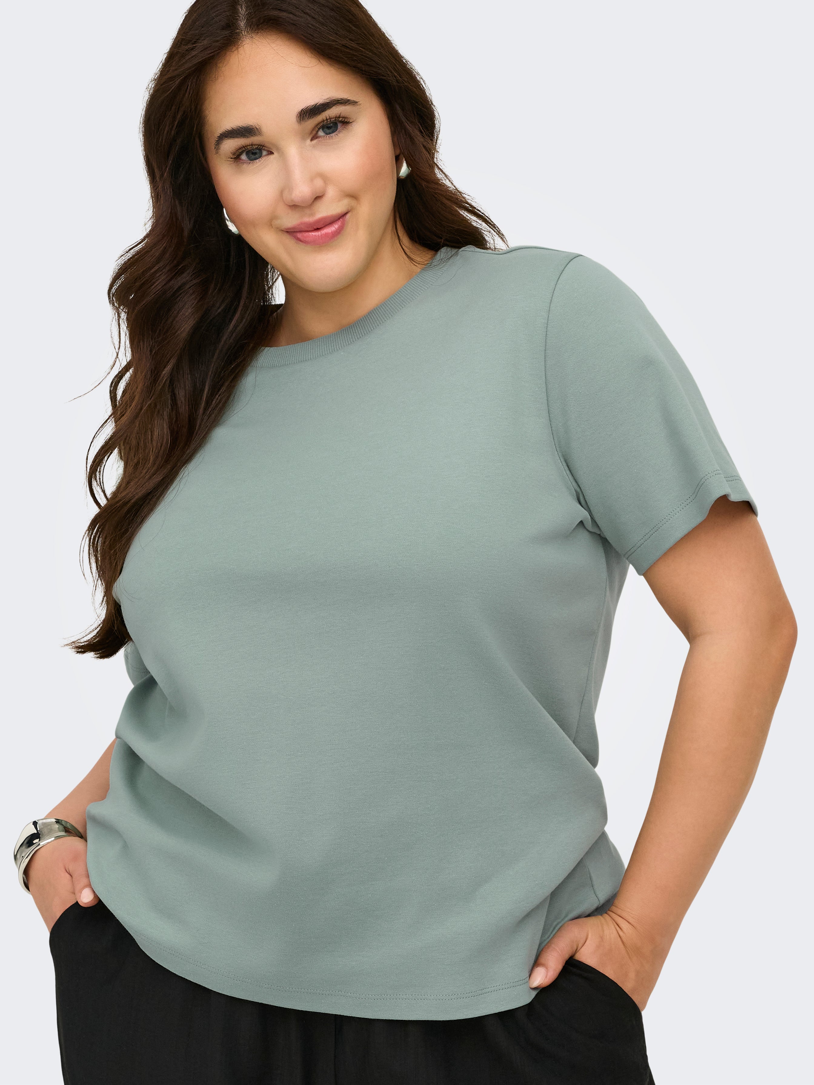 Only Caramkoma Damen T-Shirts Jadeite