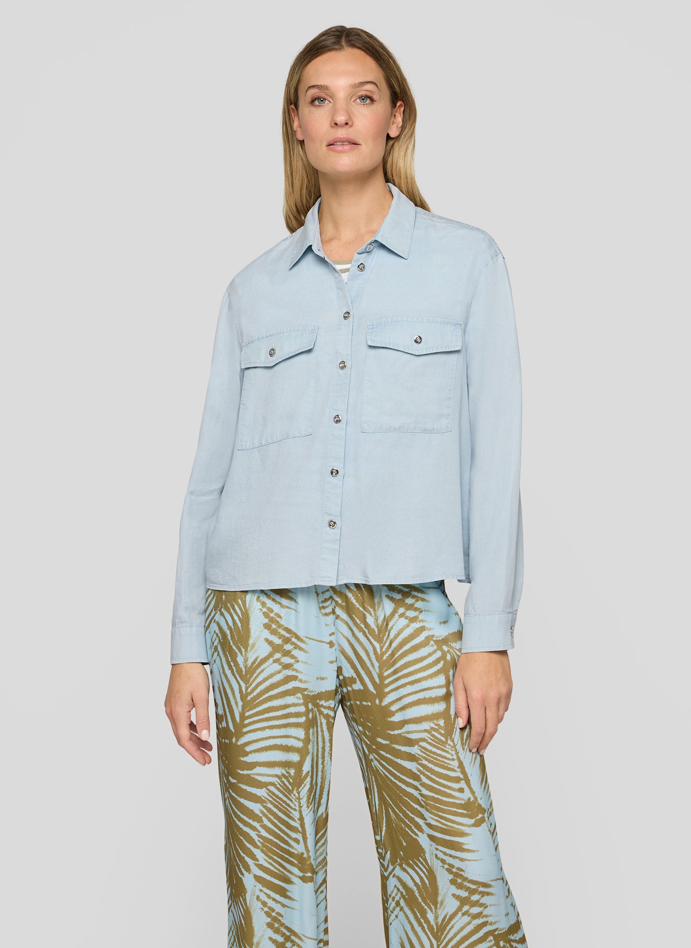Rabe Damen Blusen Bleachedblue