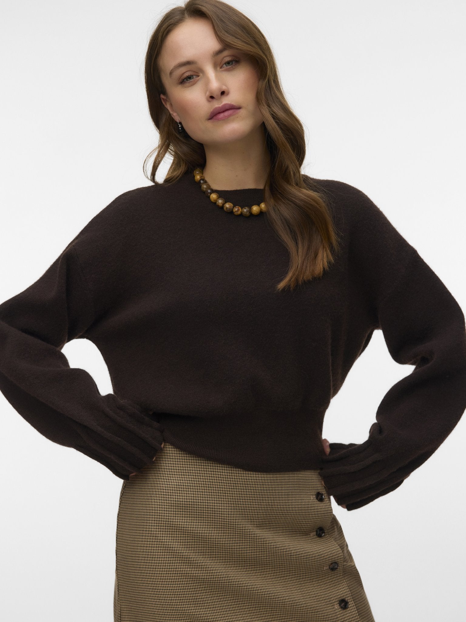 Vero Moda Damen Pullover Chocolate Torte