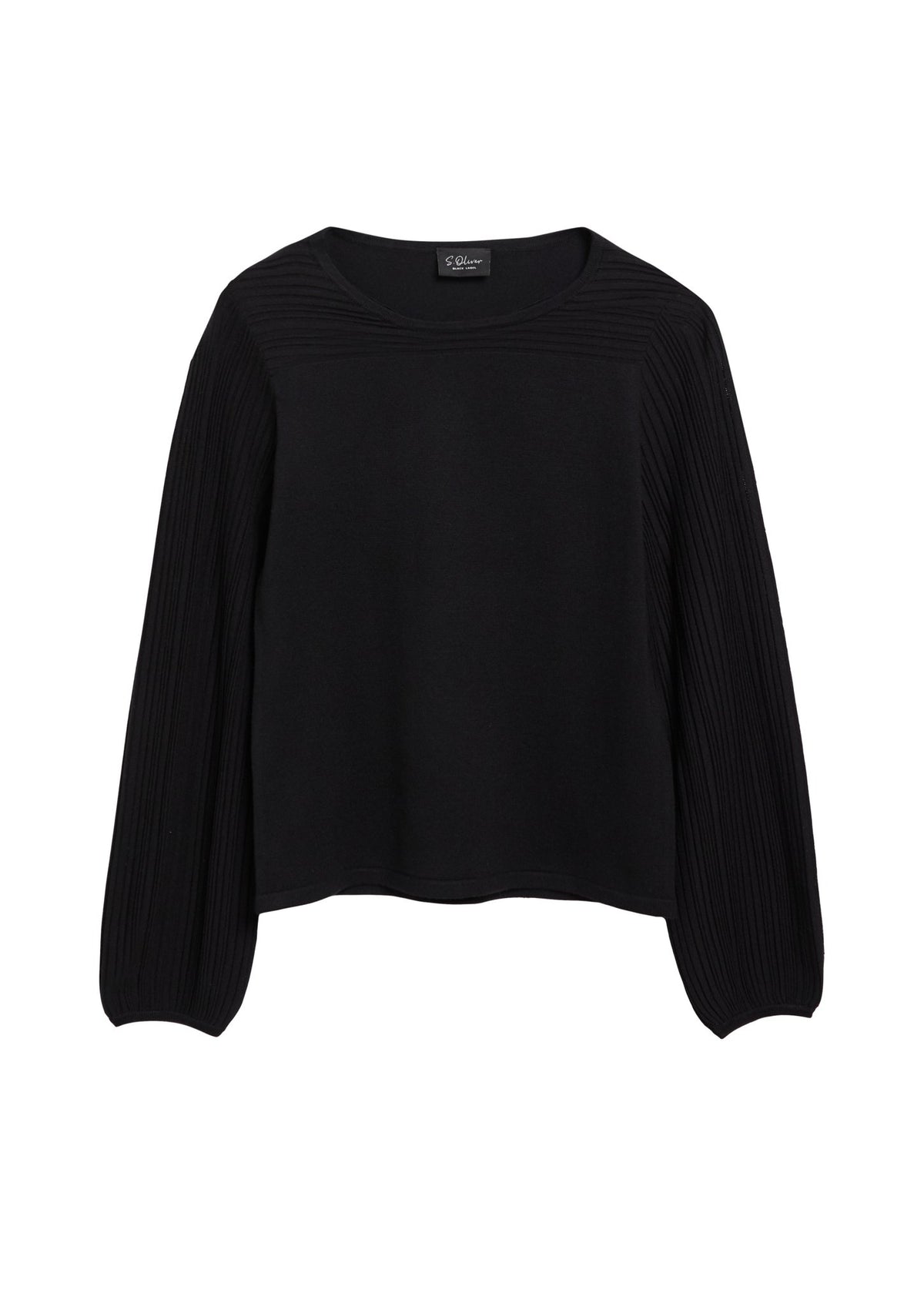S. Oliver black Damen Pullover Grey/Black