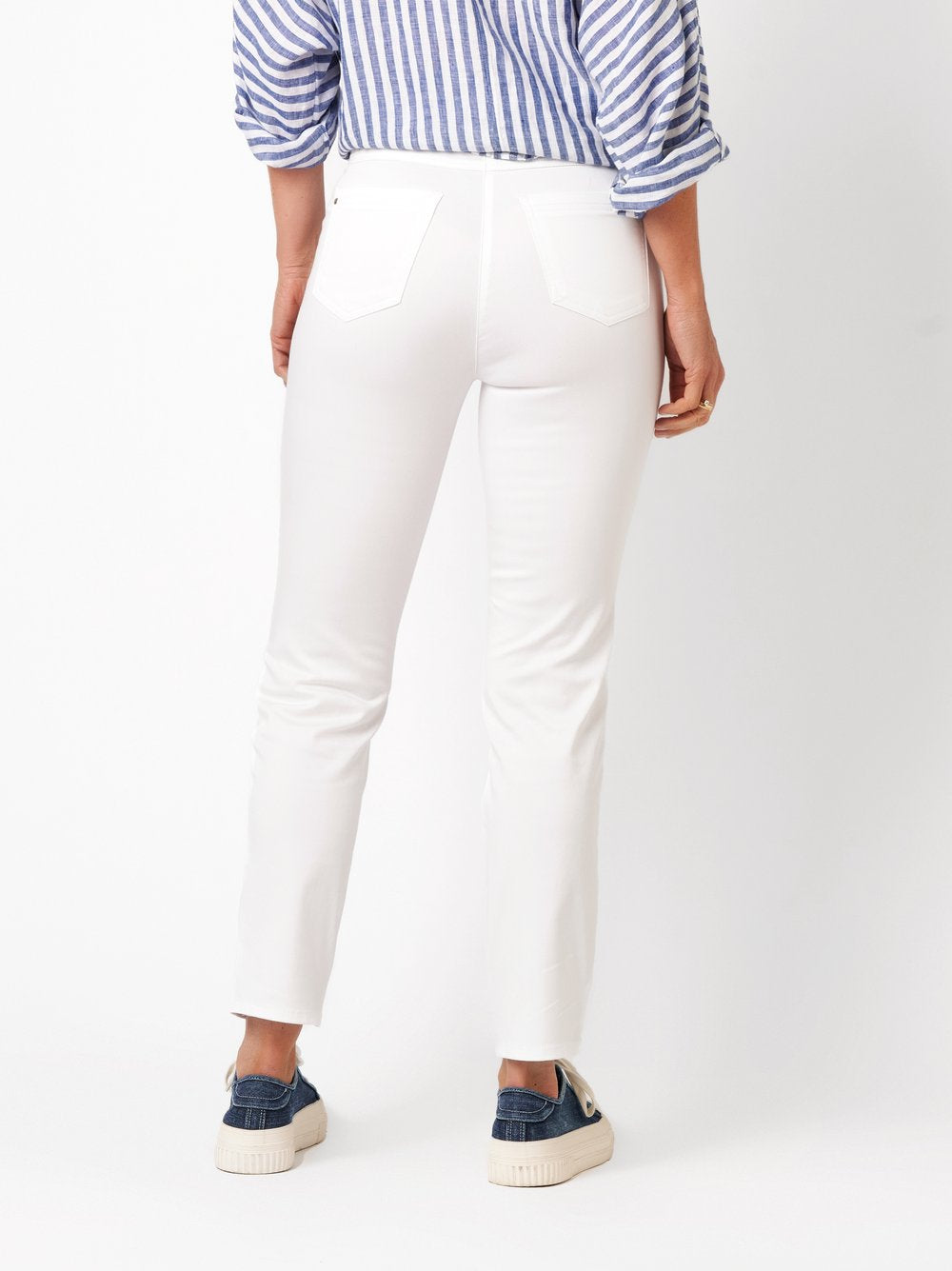 Toni Dress Damen Hosen Weiss