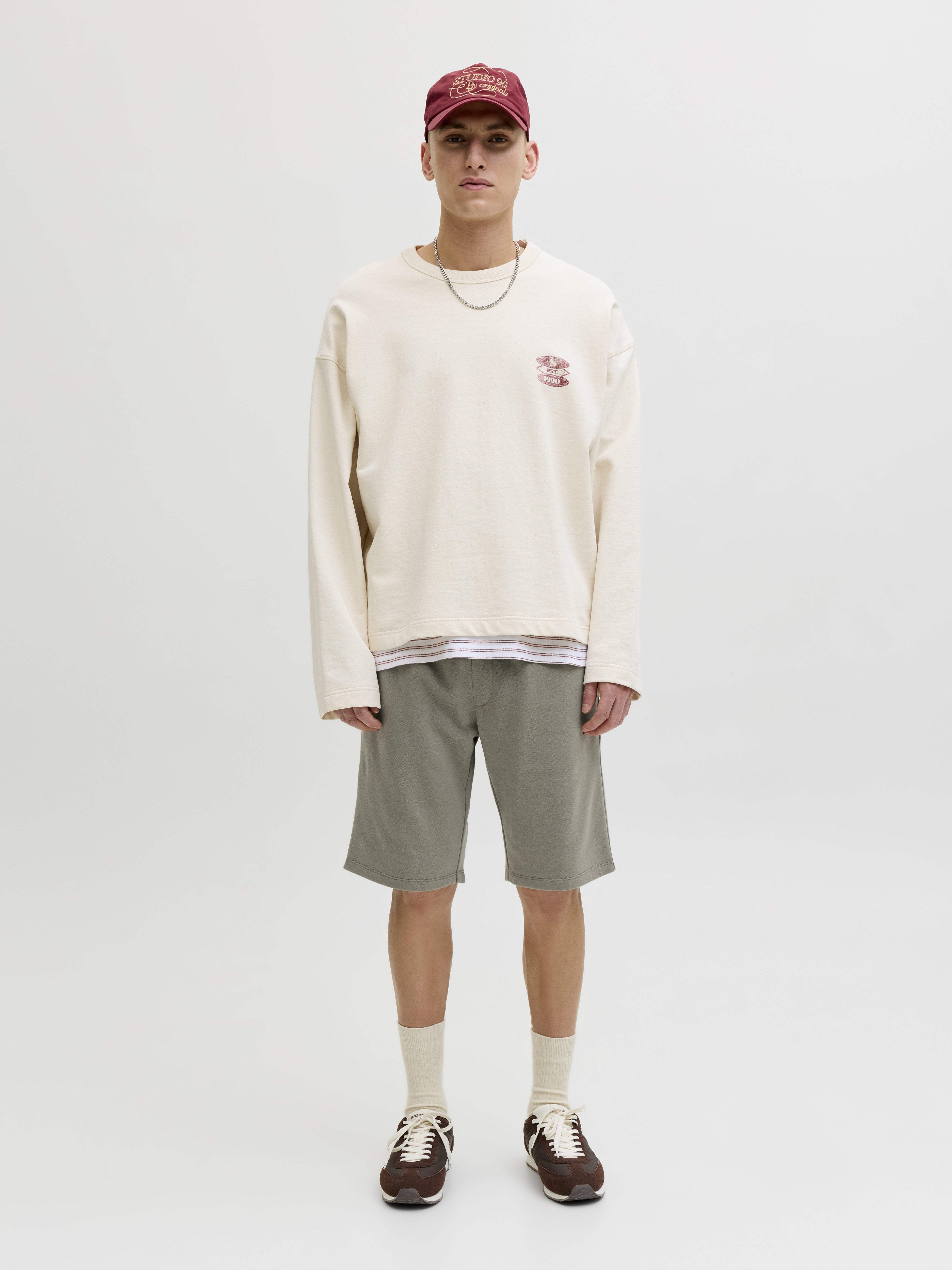 Jack & Jones Herren Shorts Vetiver