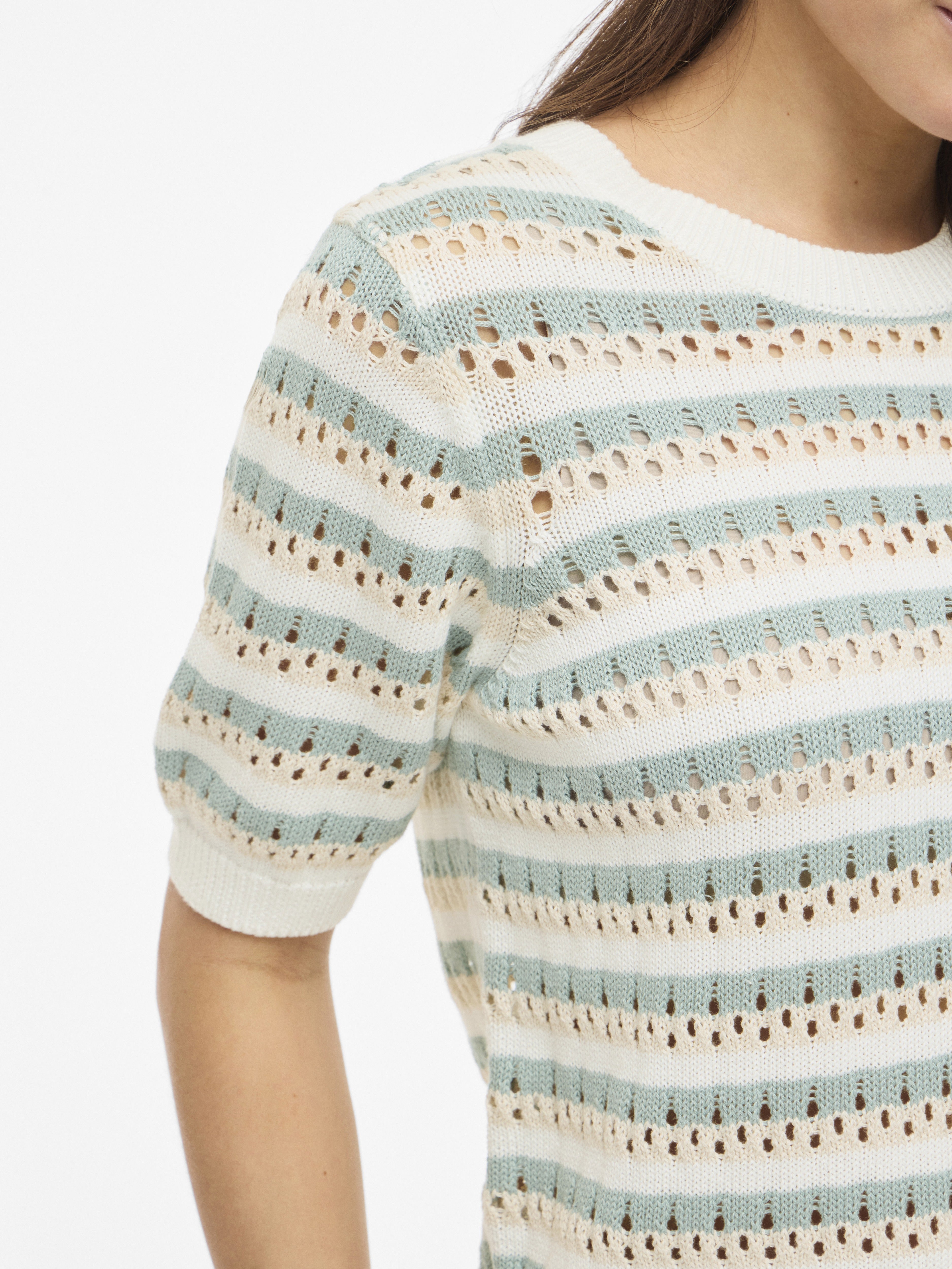Vila Damen T-Shirt Snow White/Birc