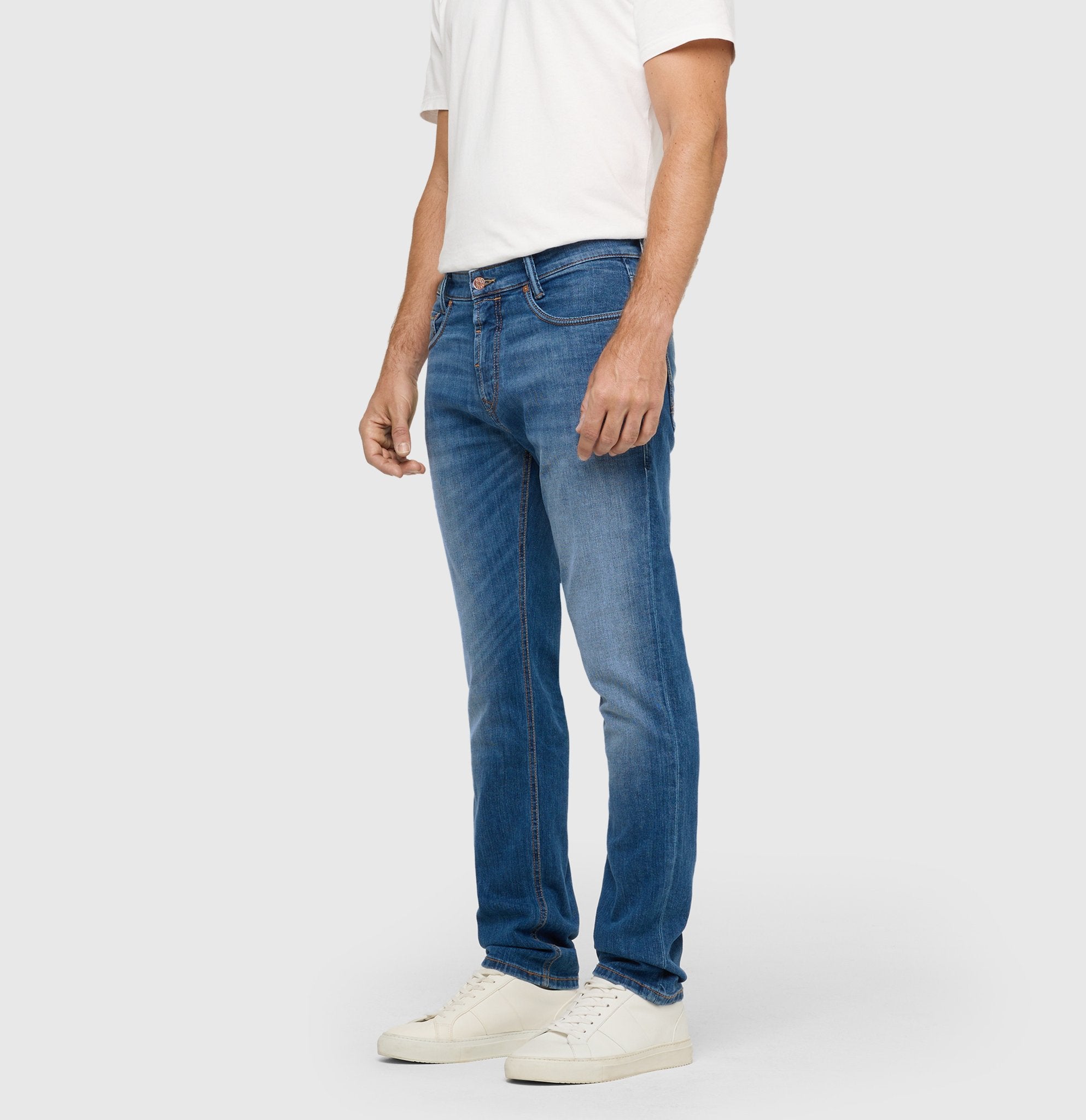 Mac Herren Jeans H Hemp Midbl