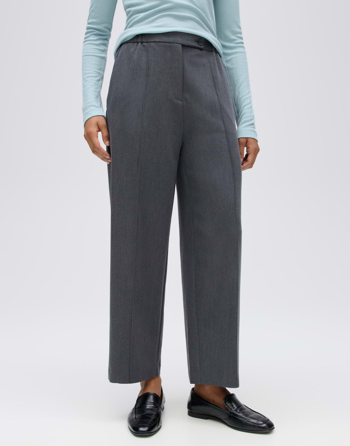 Opus Damen Hosen Anthracite