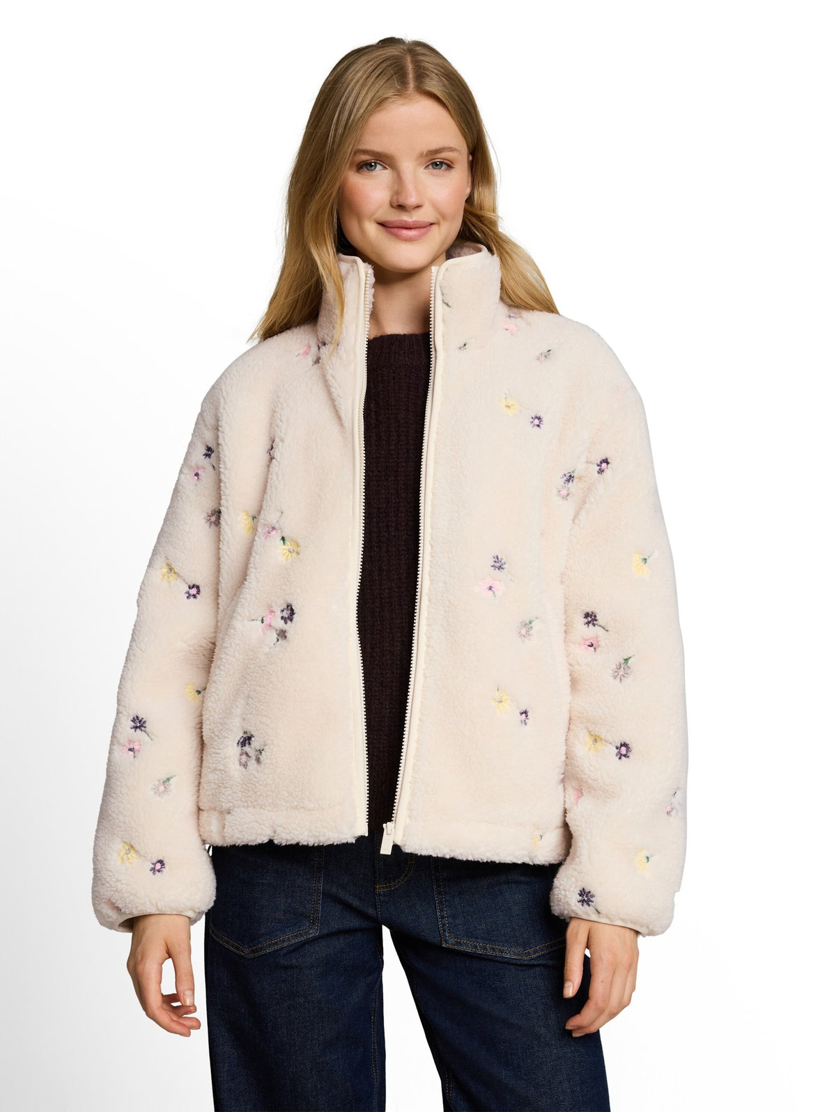Tom Tailor denim Damen Jacken Beige Flower Em