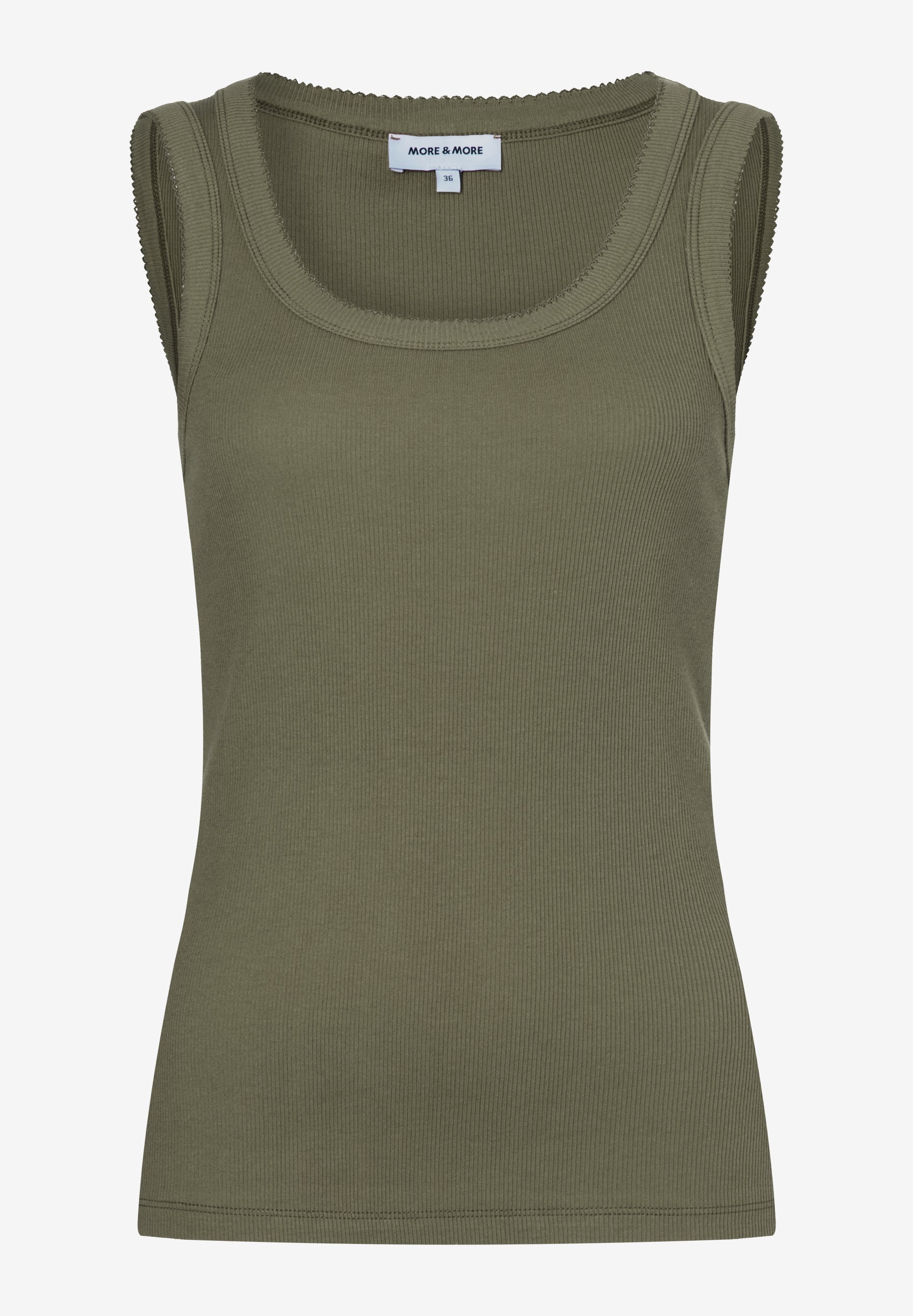 More & More Damen Tops Jungle Gre