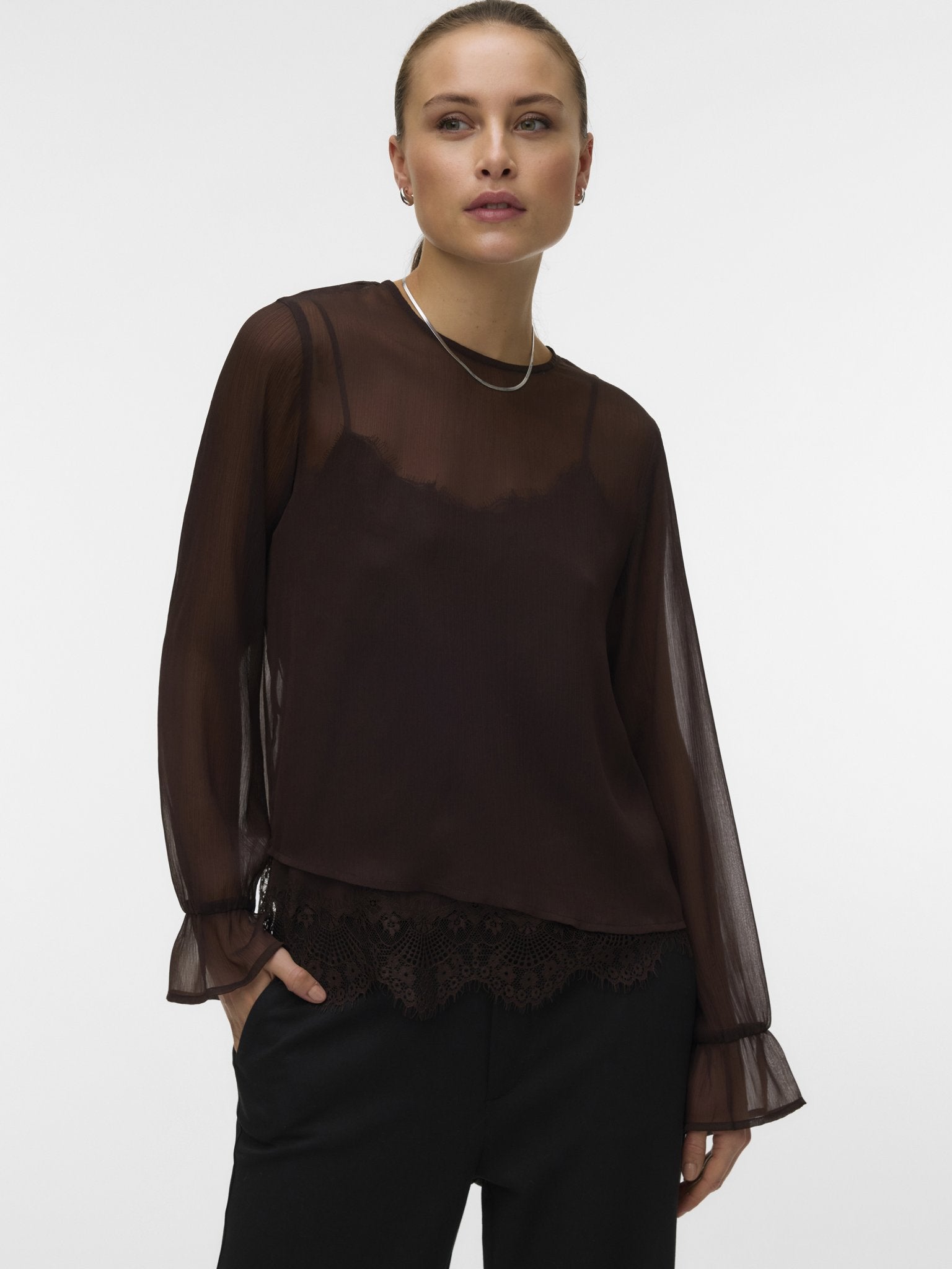Vero Moda Damen T-Shirts Chocolate Torte