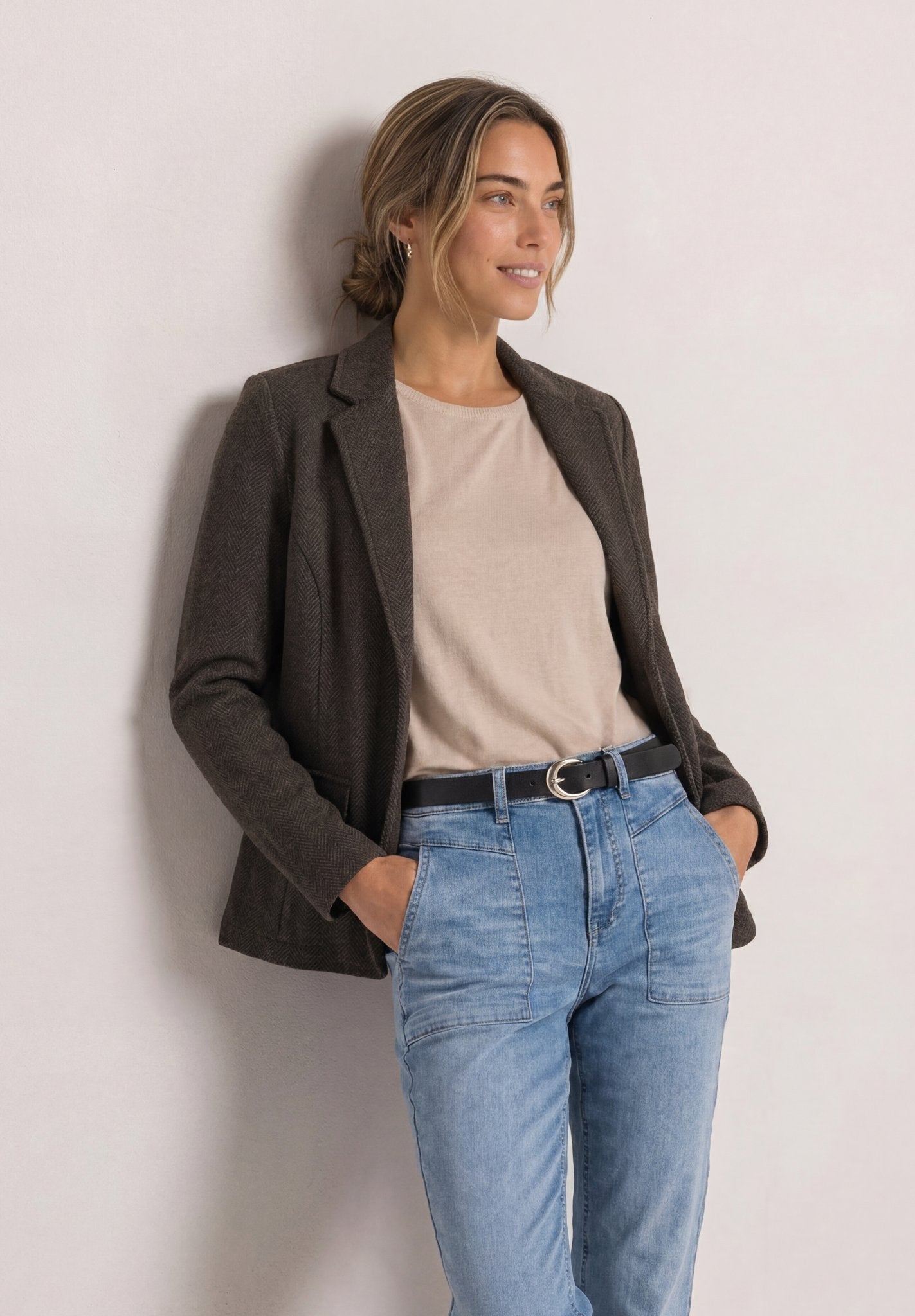 Street One Damen Blazer Black Cof