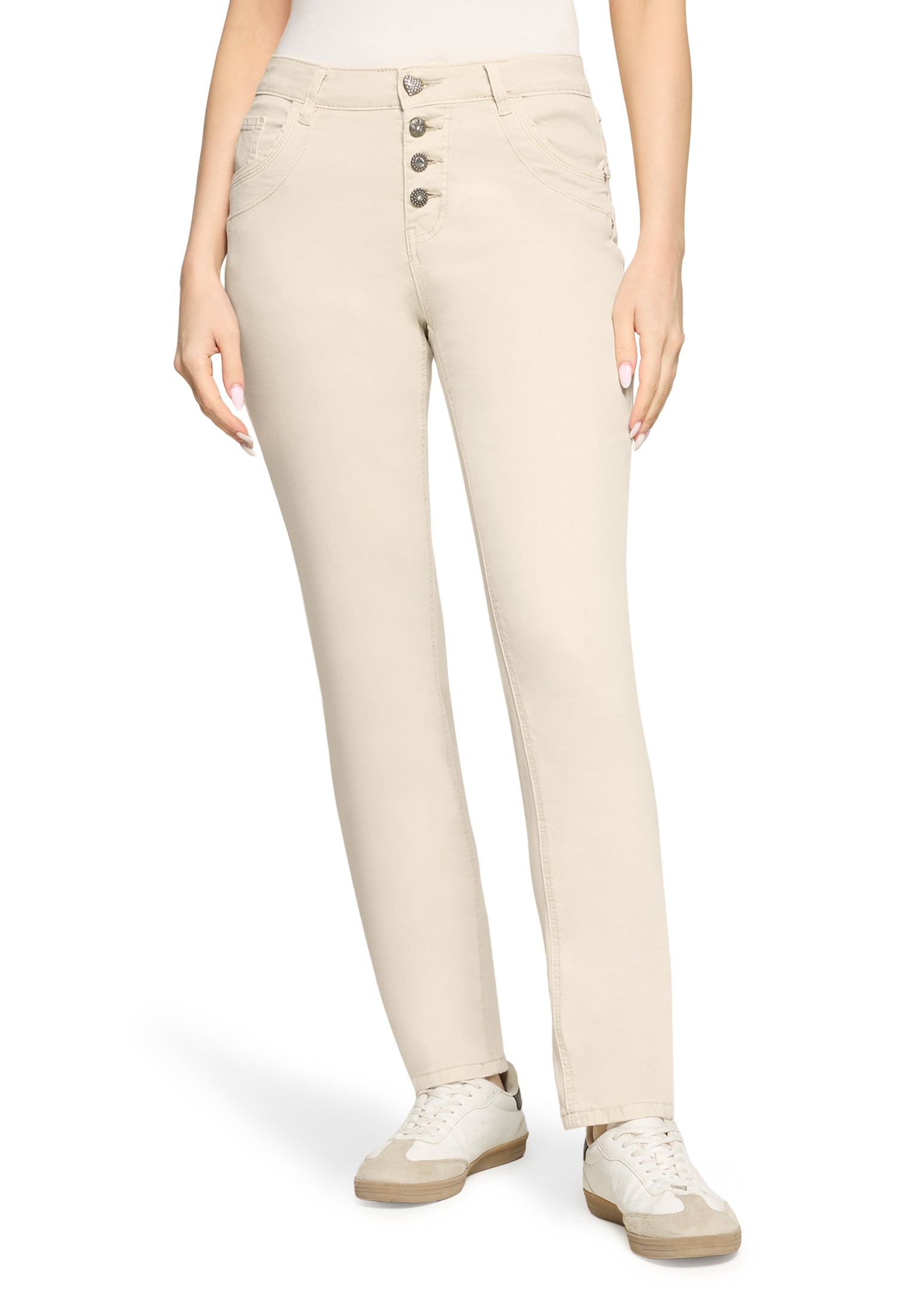 Cartoon Damen Jeans Silky Beige