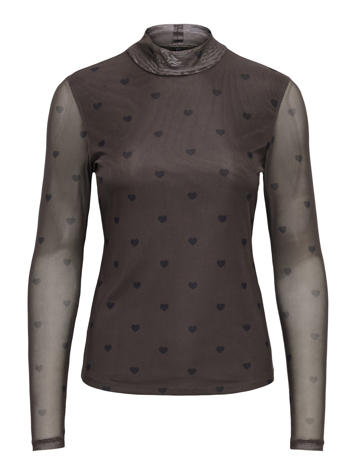 only Damen T-Shirts Coffee Bean/Bla