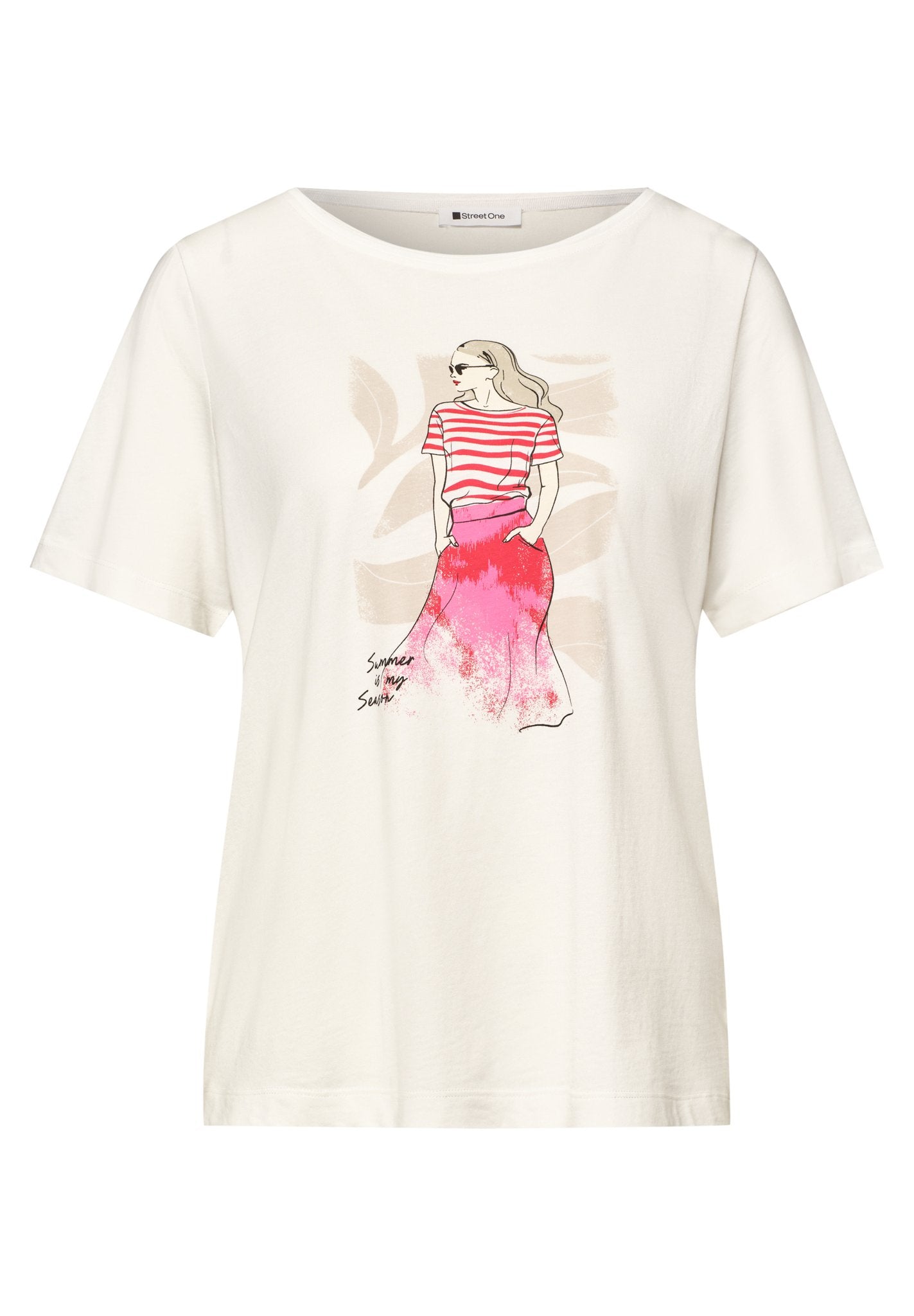 Street One Damen T-Shirts Off White