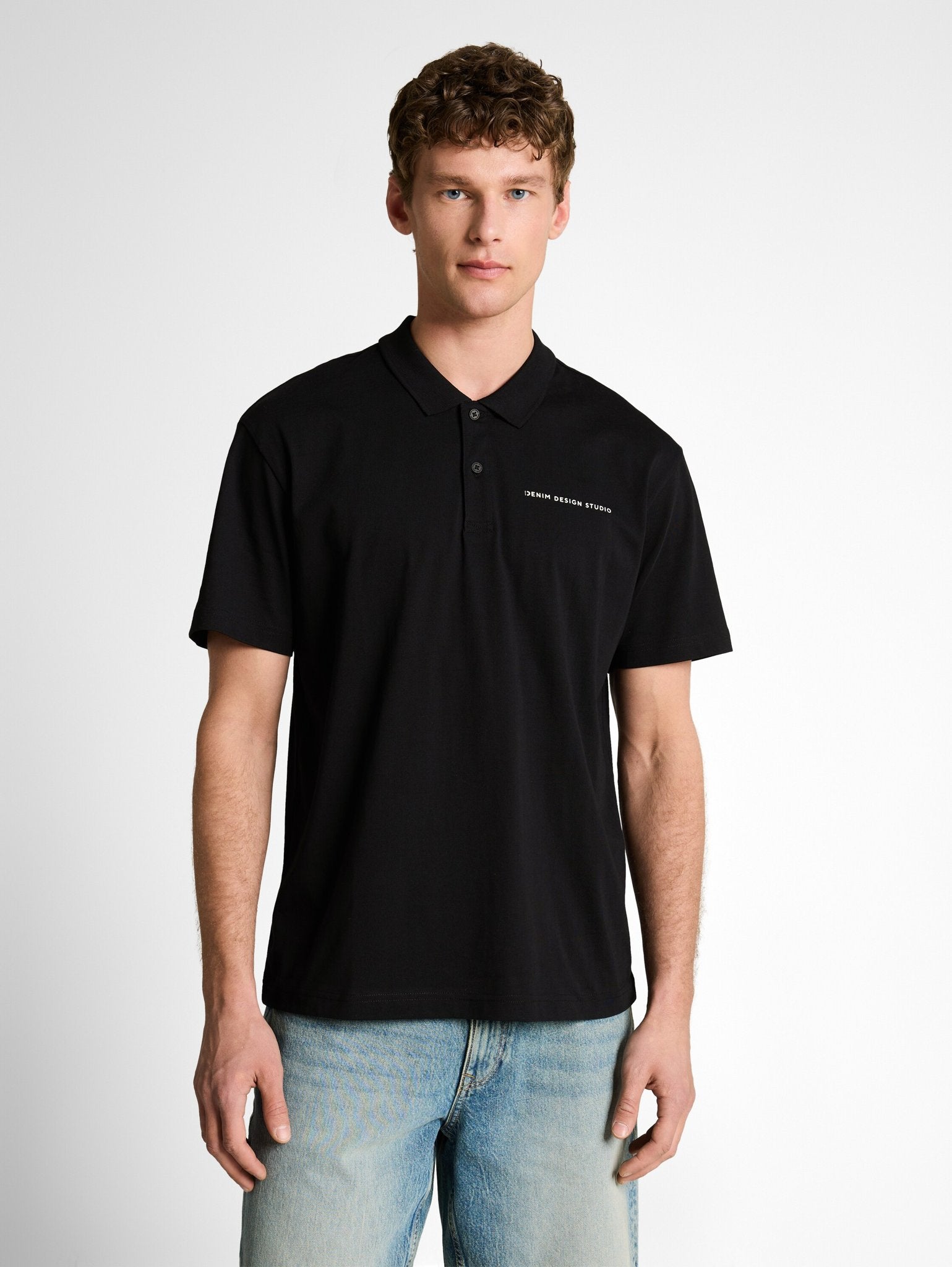 Tom Tailor denim Herren Polo-Shirts Black