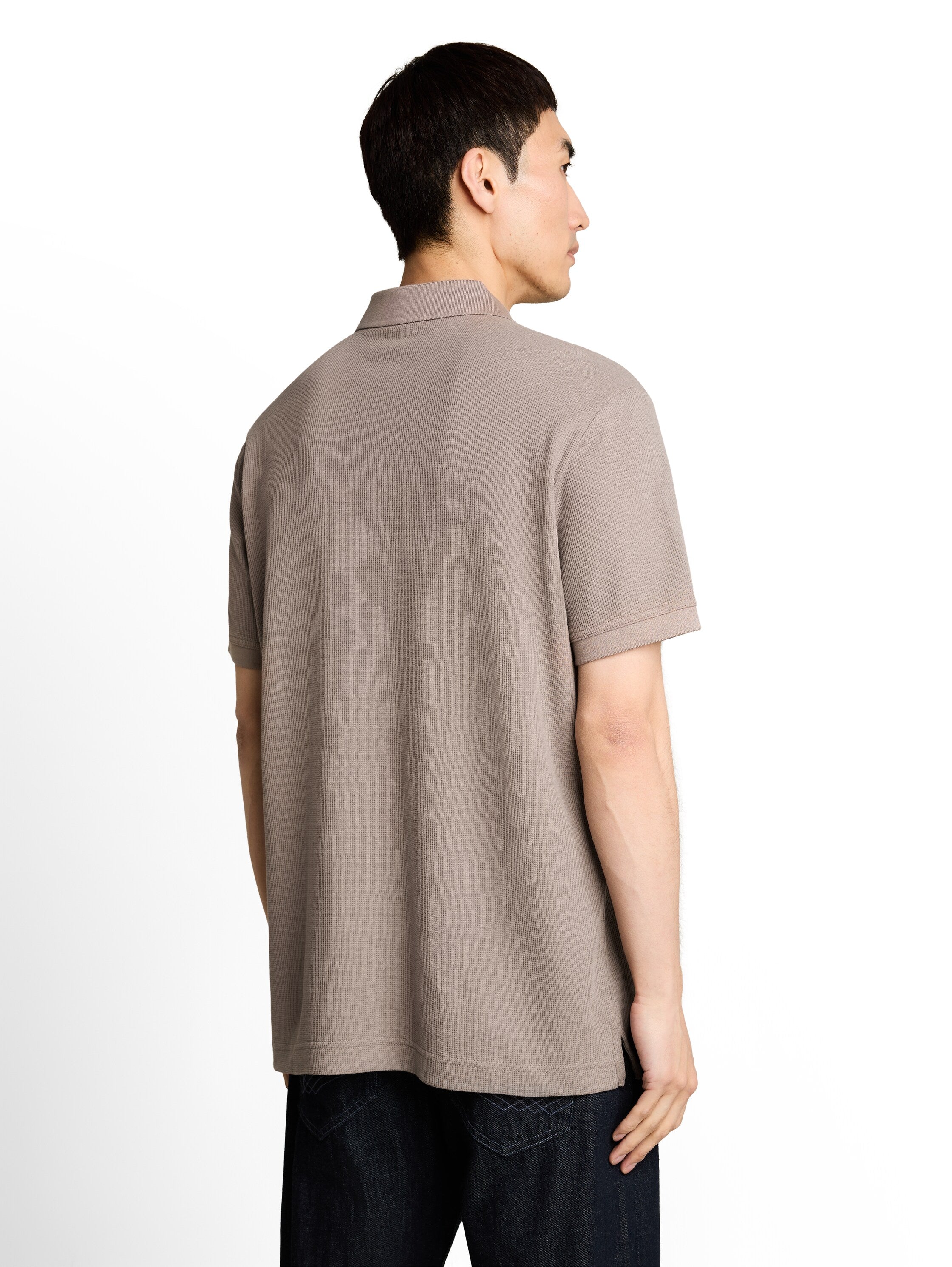 Tom Tailor Herren Polo-Shirts Driftwood Taupe