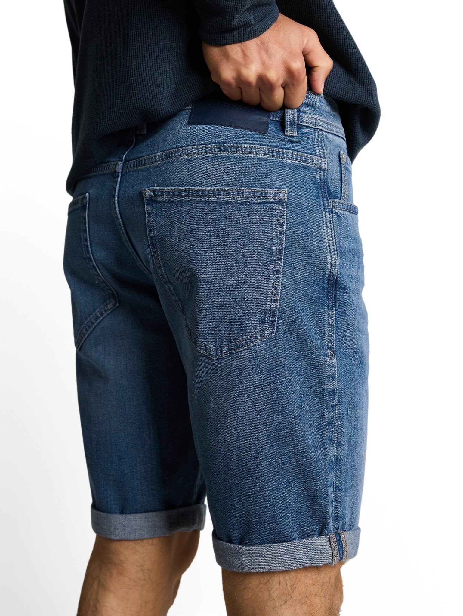 Tom Tailor Herren Shorts Mid Stone Brigh